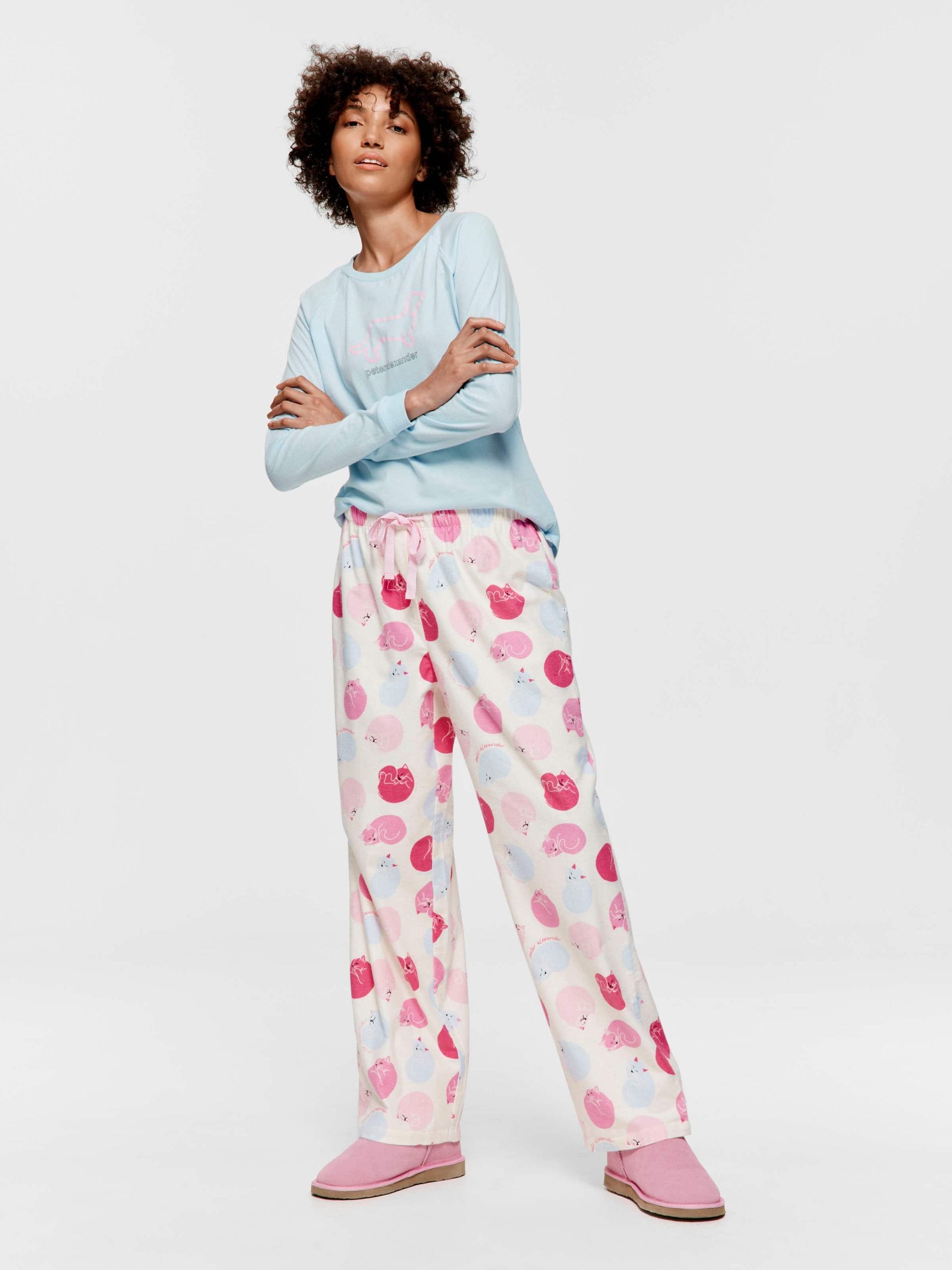 Sleeping Cats Classic Flannelette Pj Pant multi image 0