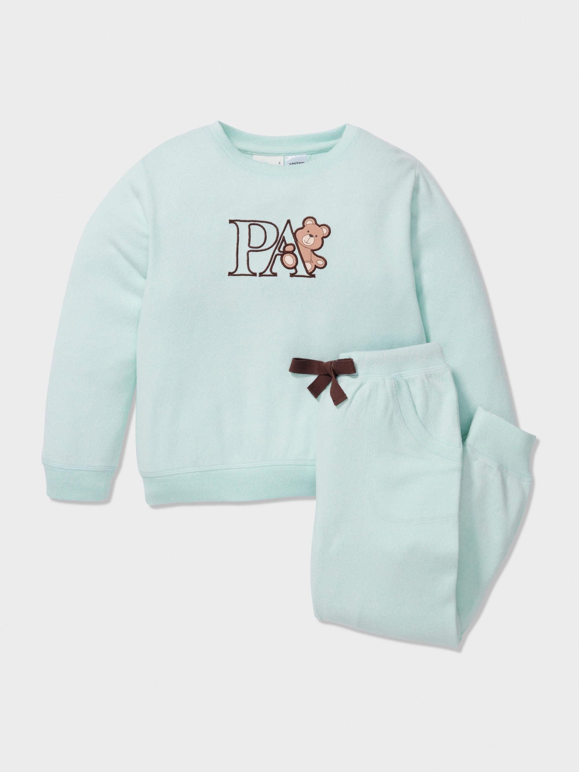 Jnr Girls Mint P.A. Long Pj Set mint image 2