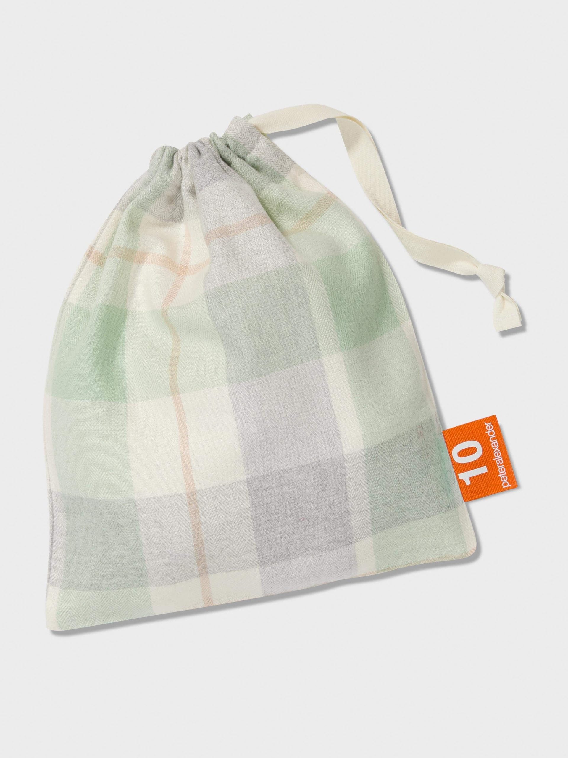 Kids Mint Check Bamboo Flannelette Classic Pj Set mint image 3