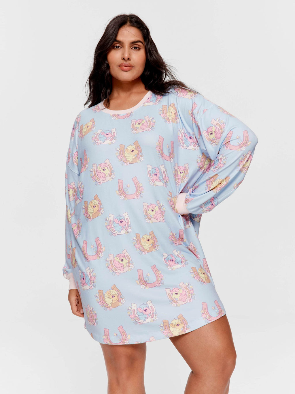 P.A. Plus My Little Pony Rodeo Long Sleeve Nightie Multi image 1