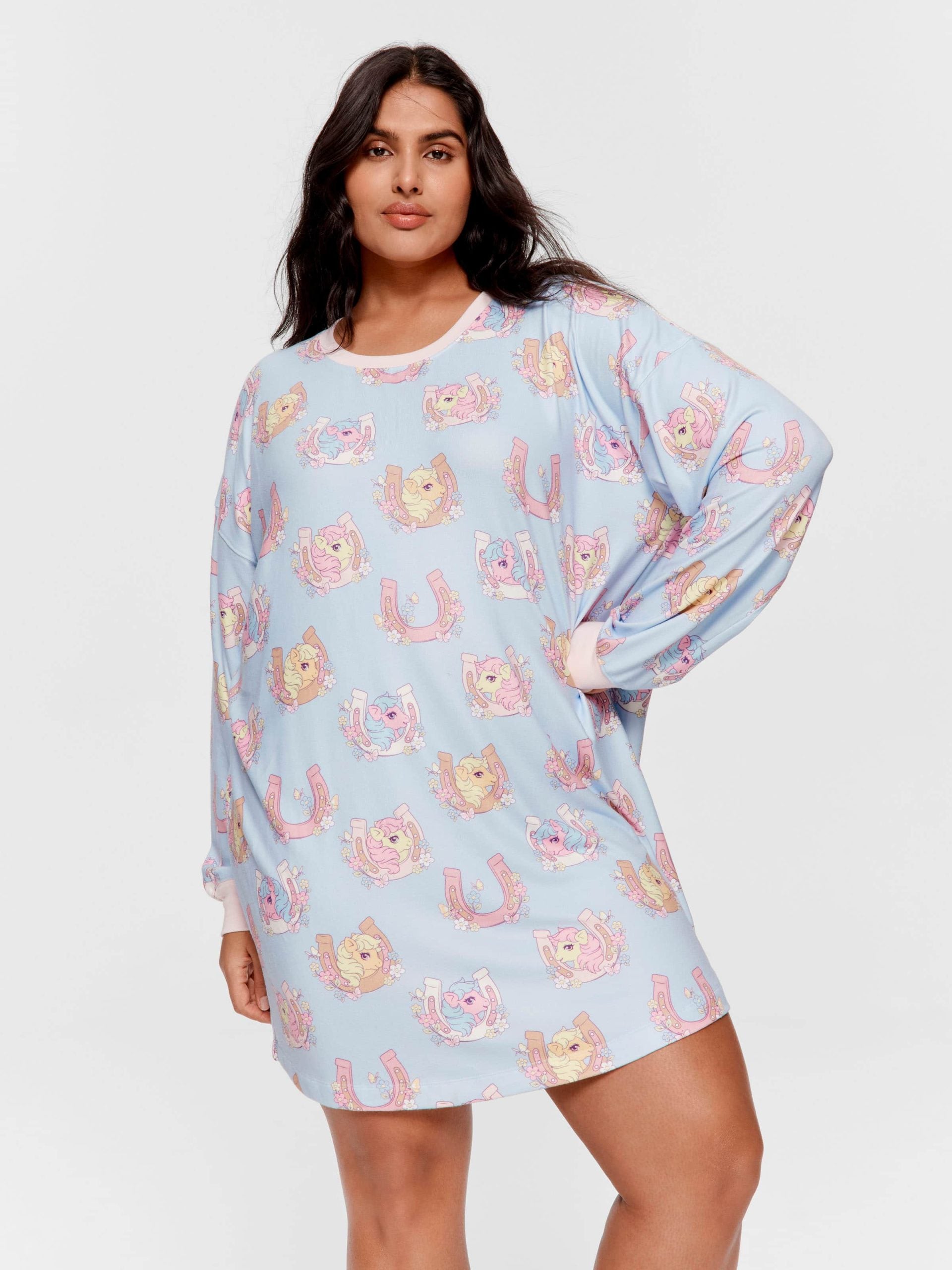 P.A. Plus My Little Pony Rodeo Long Sleeve Nightie Multi image 1