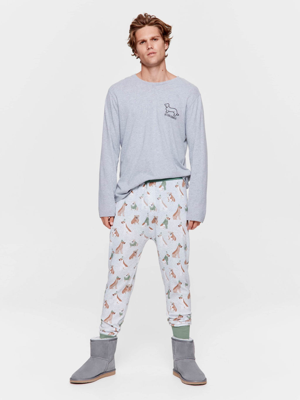 Dog Day Long John Pj Pant multi image 1