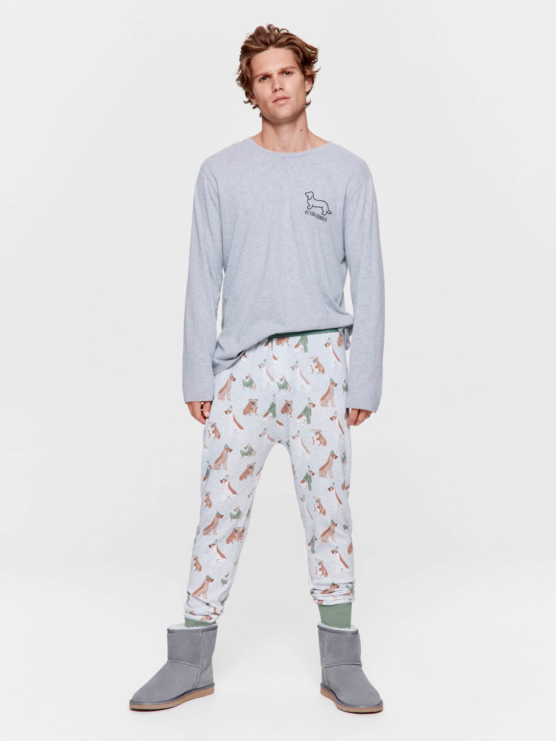 Dog Day Long John Pj Pant multi image 1