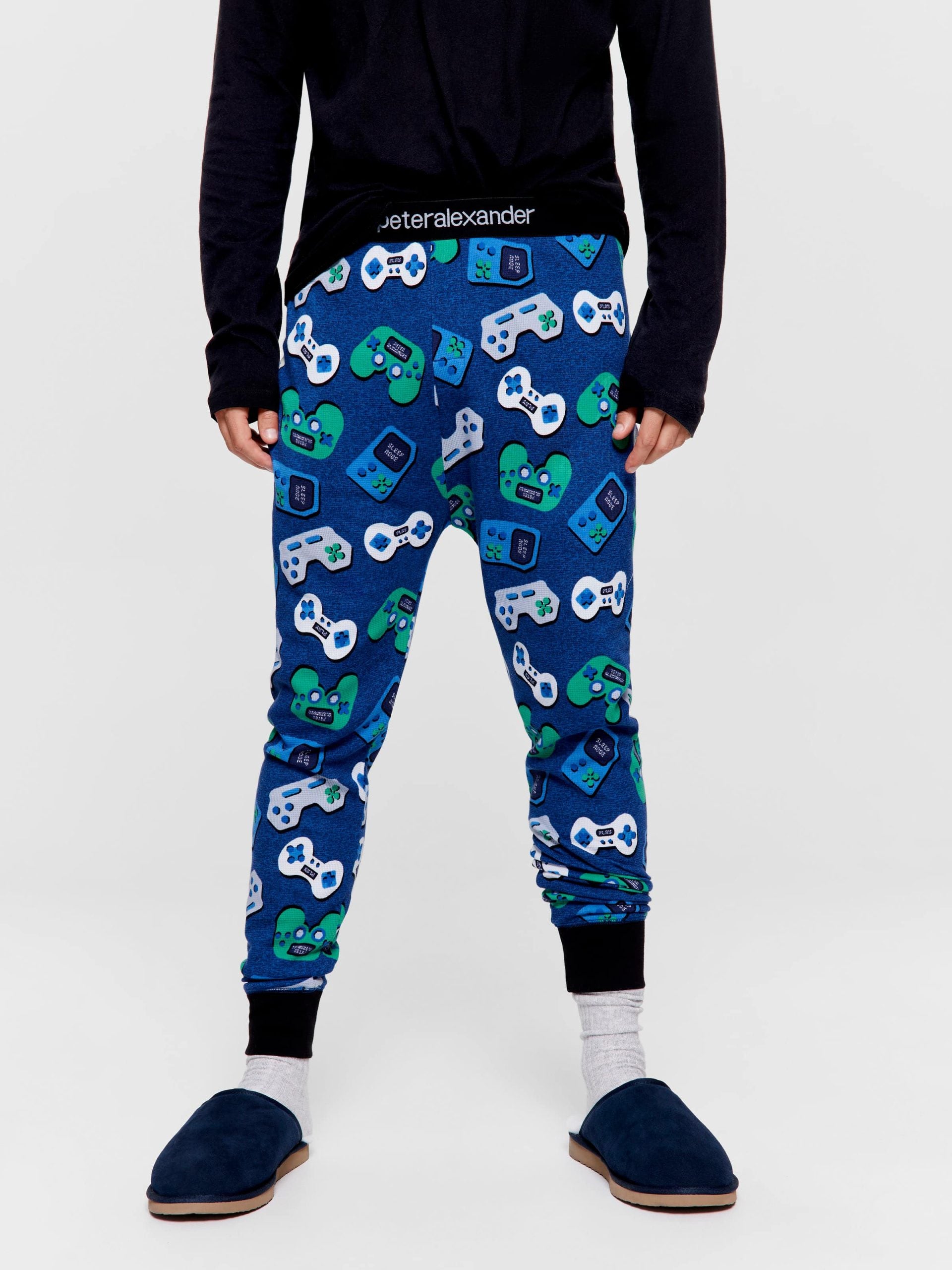 Gamer Long John Pj Pant multi image 2