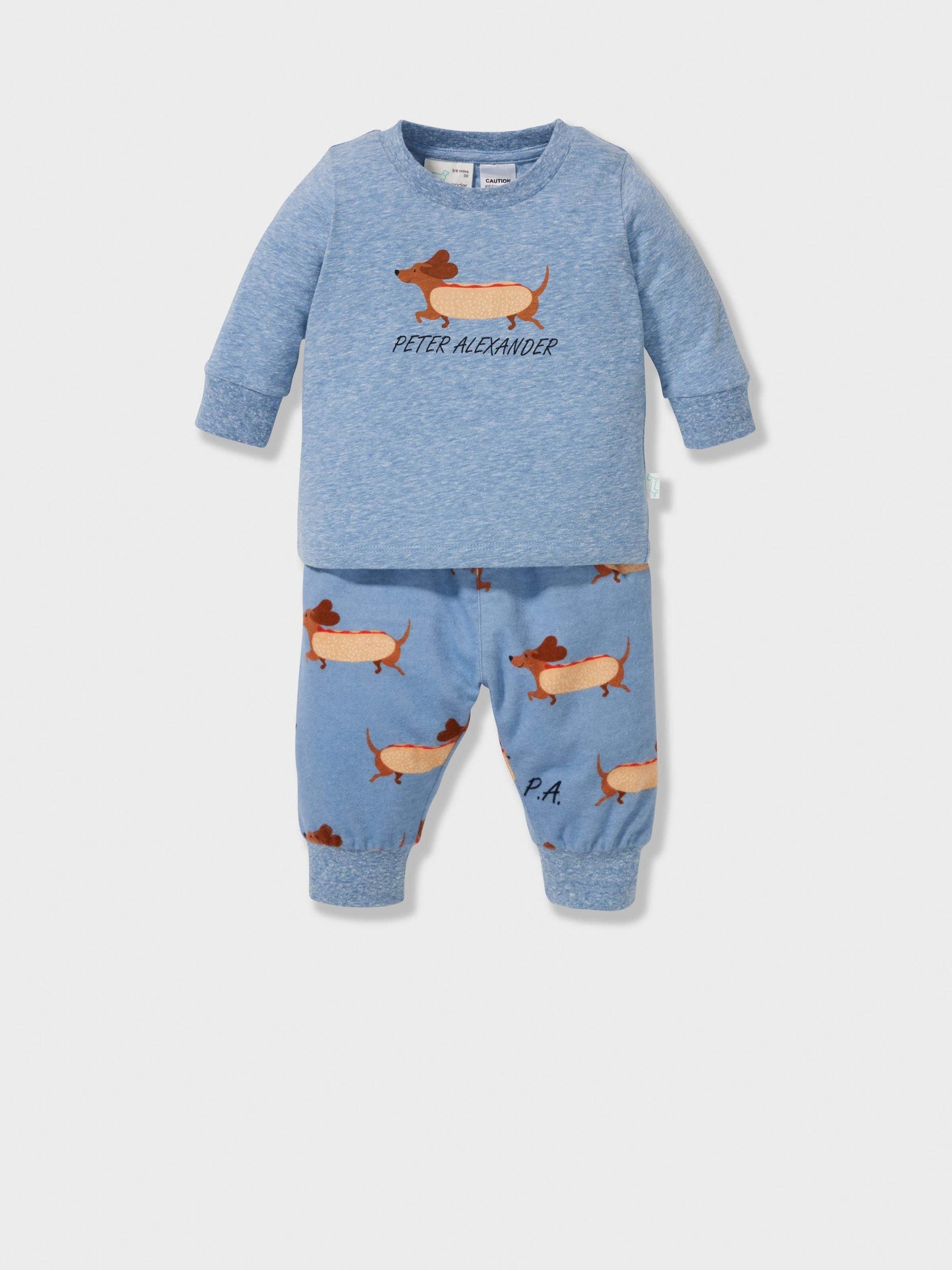 Baby Hotdog Long Pj Set multi image 0