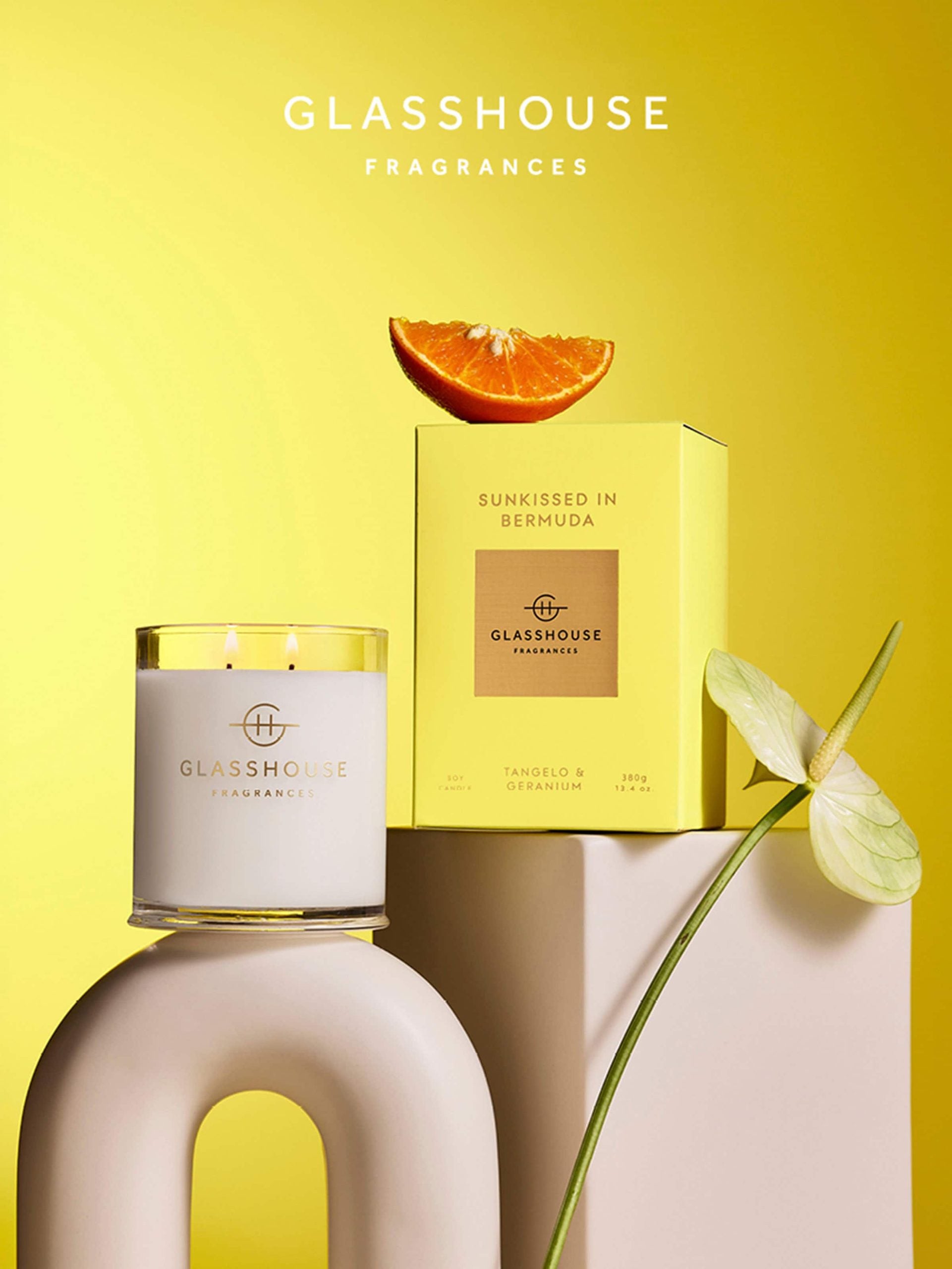 Glasshouse Fragrances Soy Candle 380G image 1