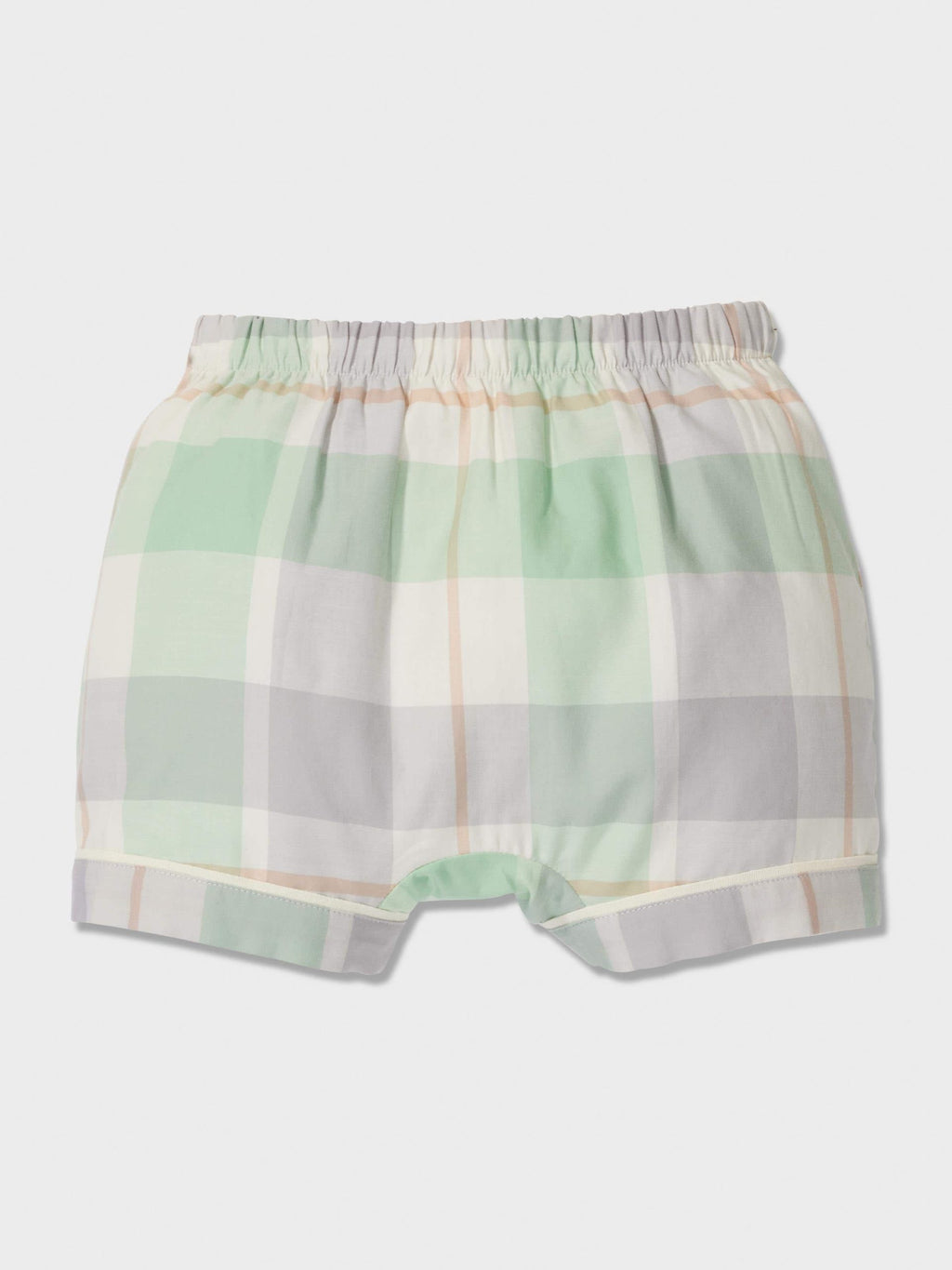 Baby Mint Check Classic Shortie Pj Set mint image 3