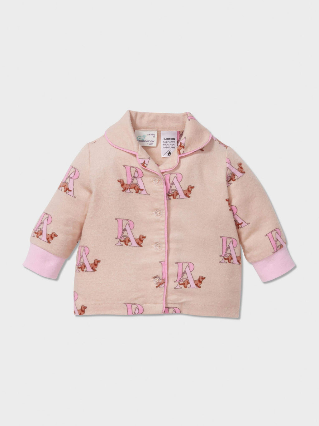 Baby Girl P.A. Logo Long Classic Pj Set multi image 2