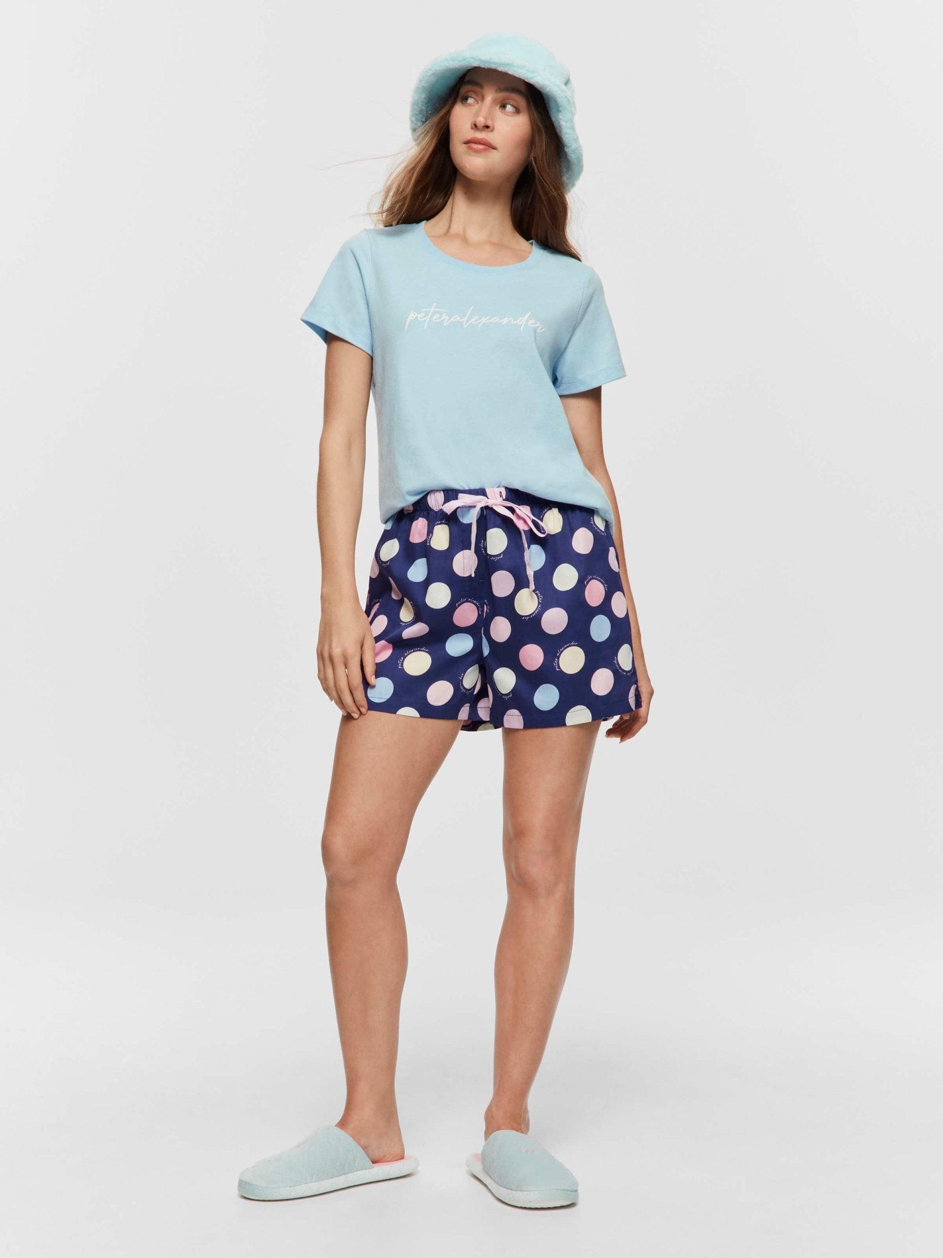 Navy Spot Mid Short multi image 2