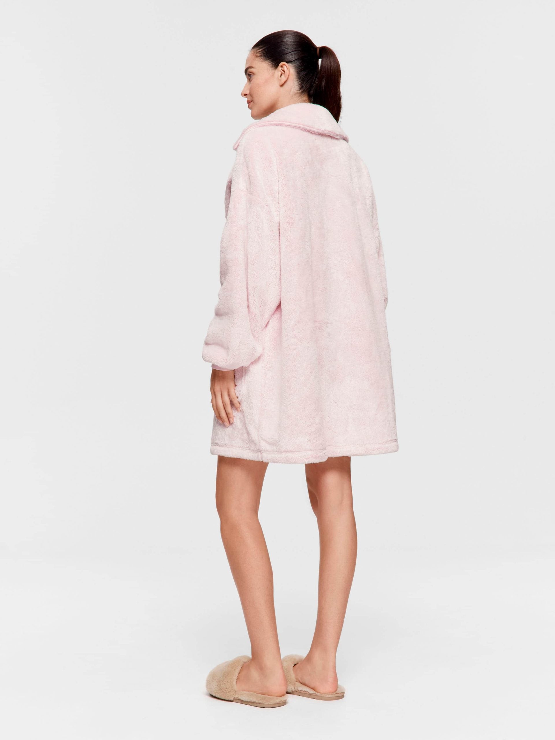 Oversized Fluffy Pink Gown Pink image 3