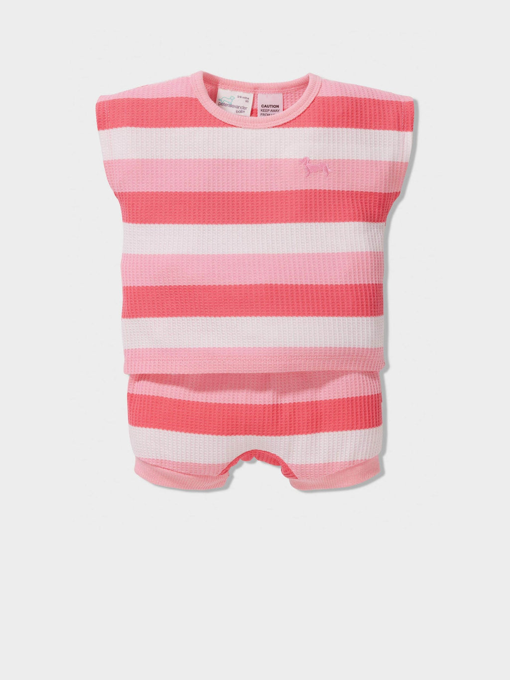 Baby Coral Stripe Short Pj Set multi image 2