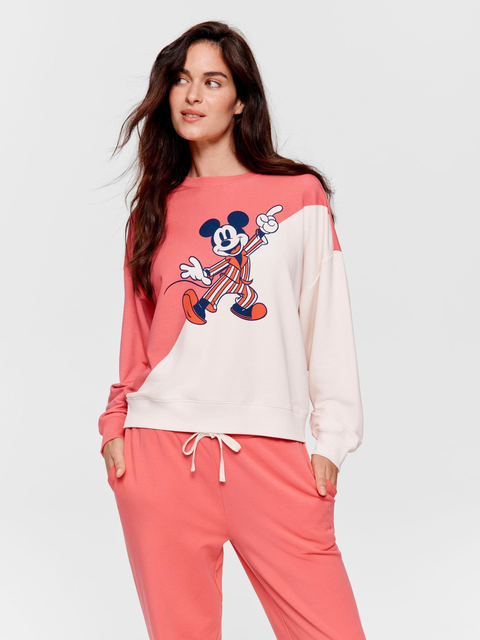 Mickey Mouse Track Sweater Red image 0