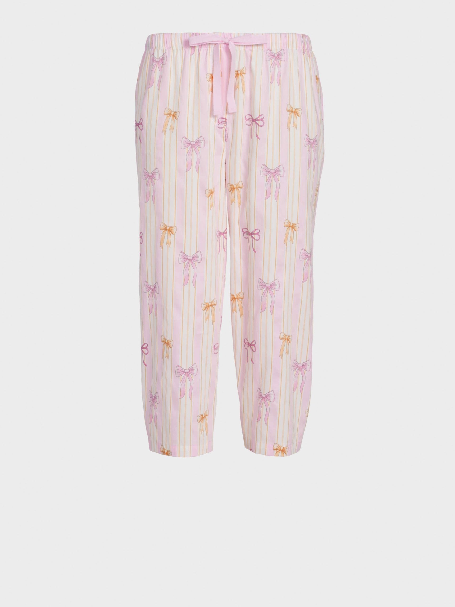 Bow Stripe 3/4 Pj Pant multi image 3