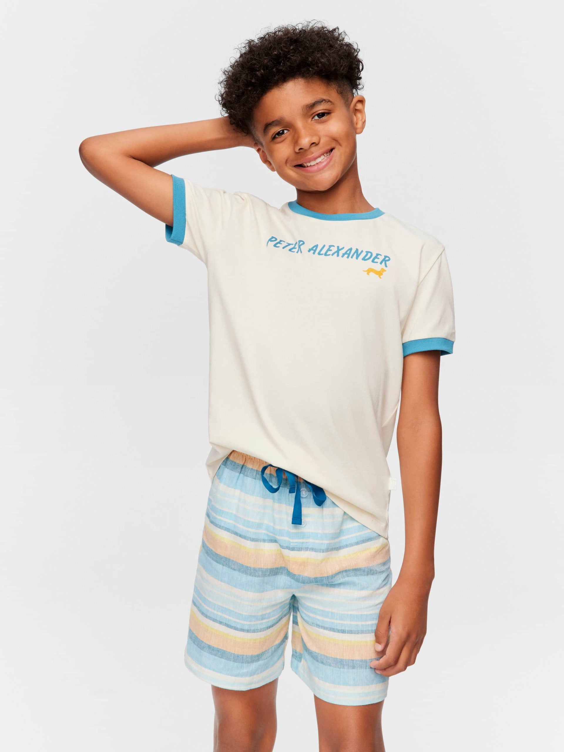 Boys Surf Stripe Pj Set multi image 0