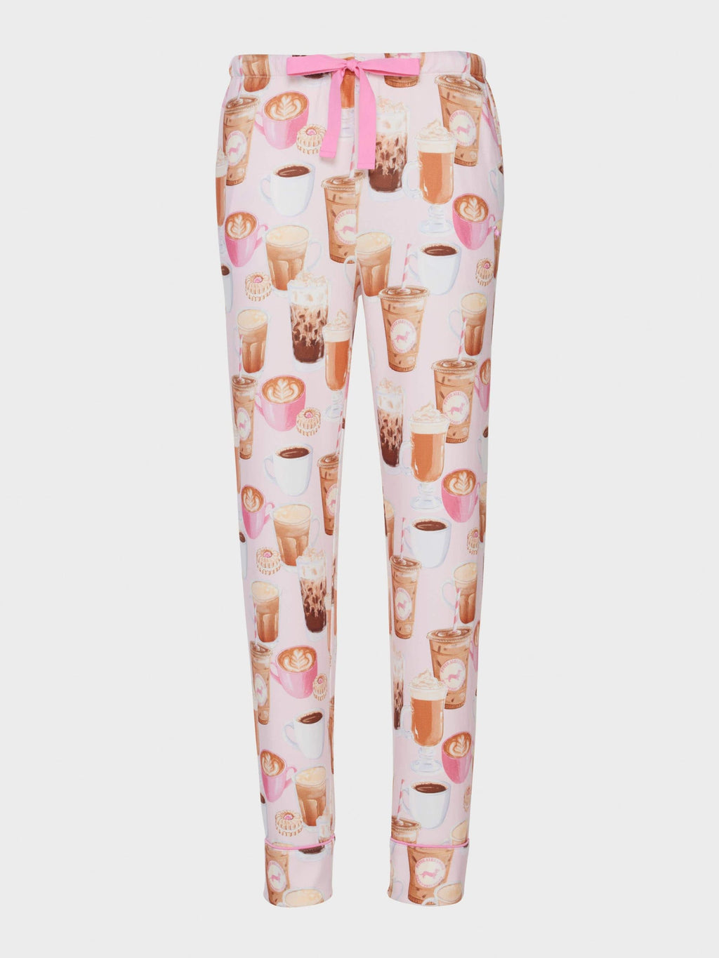 Coffee Plush Tapered Pj Pant multi image 3