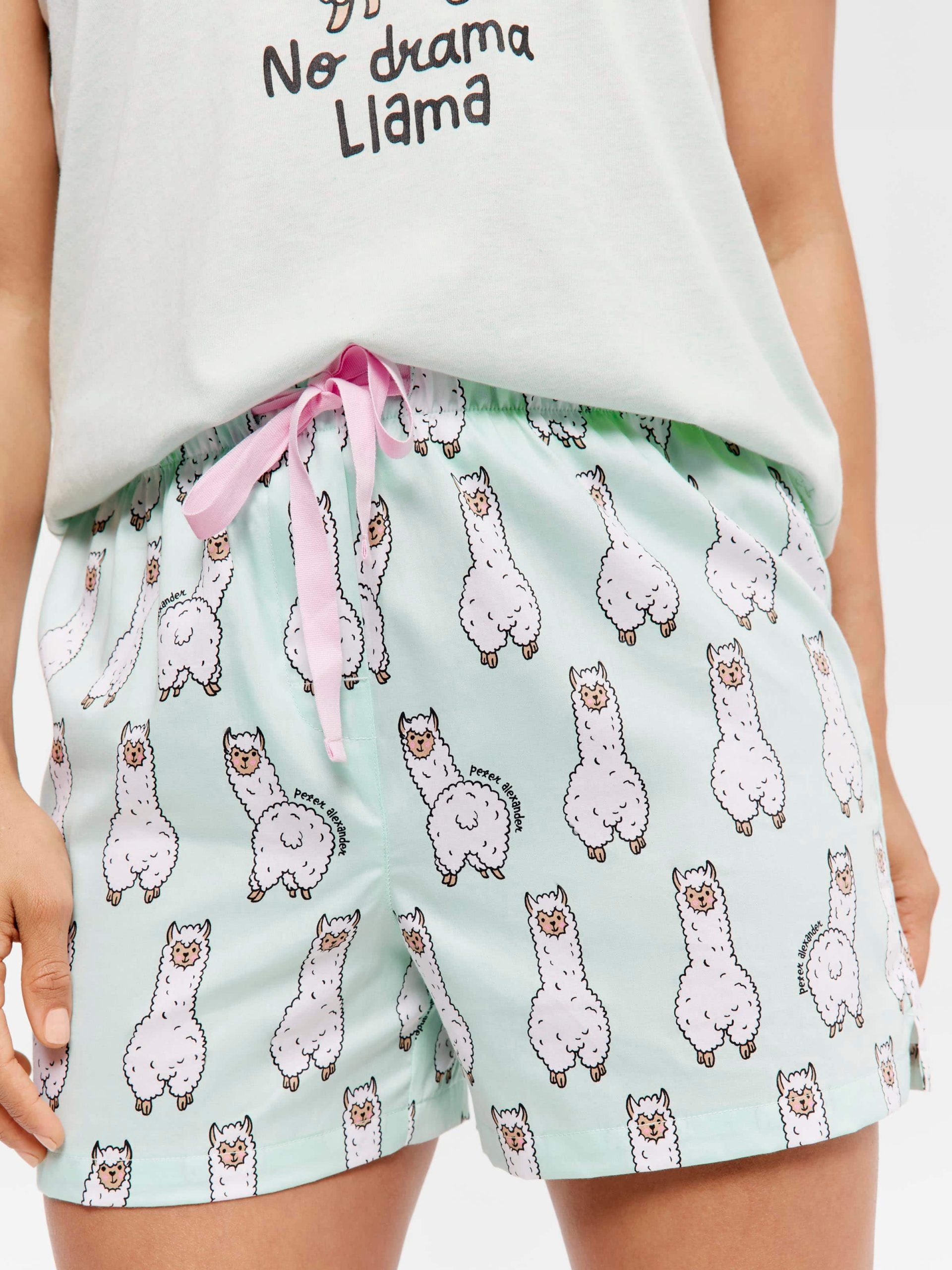 Mint Llamas Mid Short multi image 1