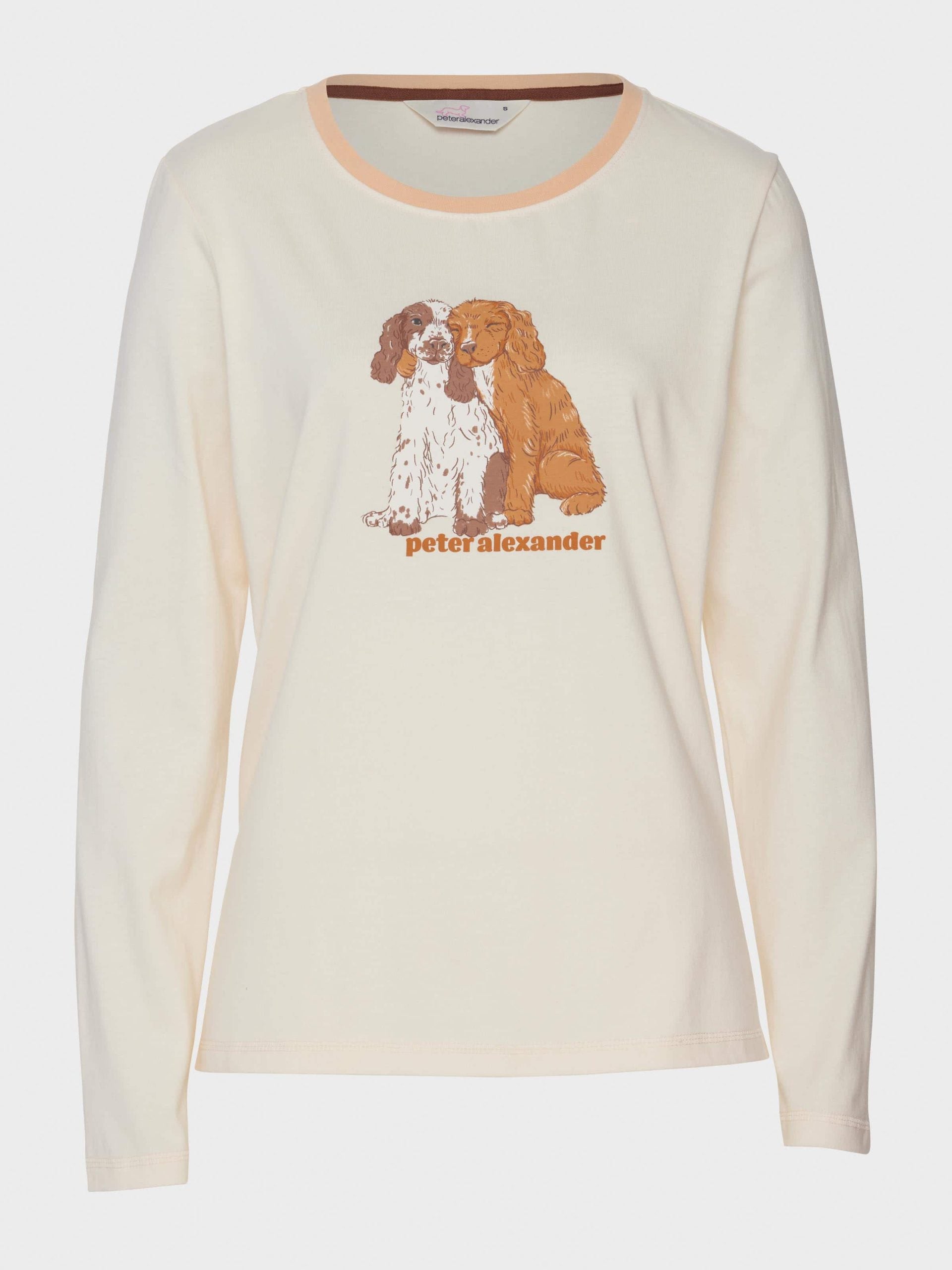 Puppy Love Long Sleeve Top Cream image 3