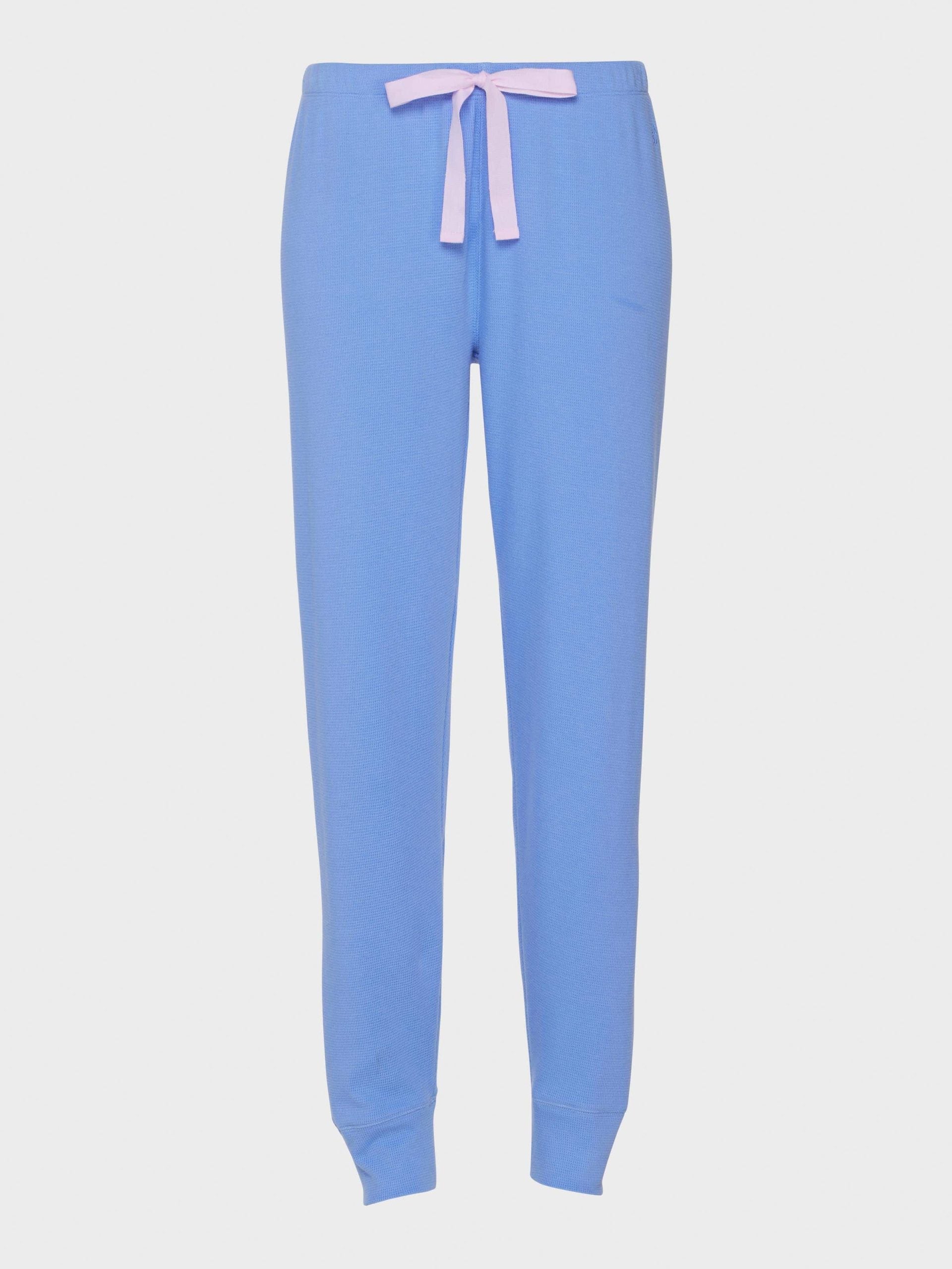 Dusty Blue Easy Waffle Pj Pant blue image 3