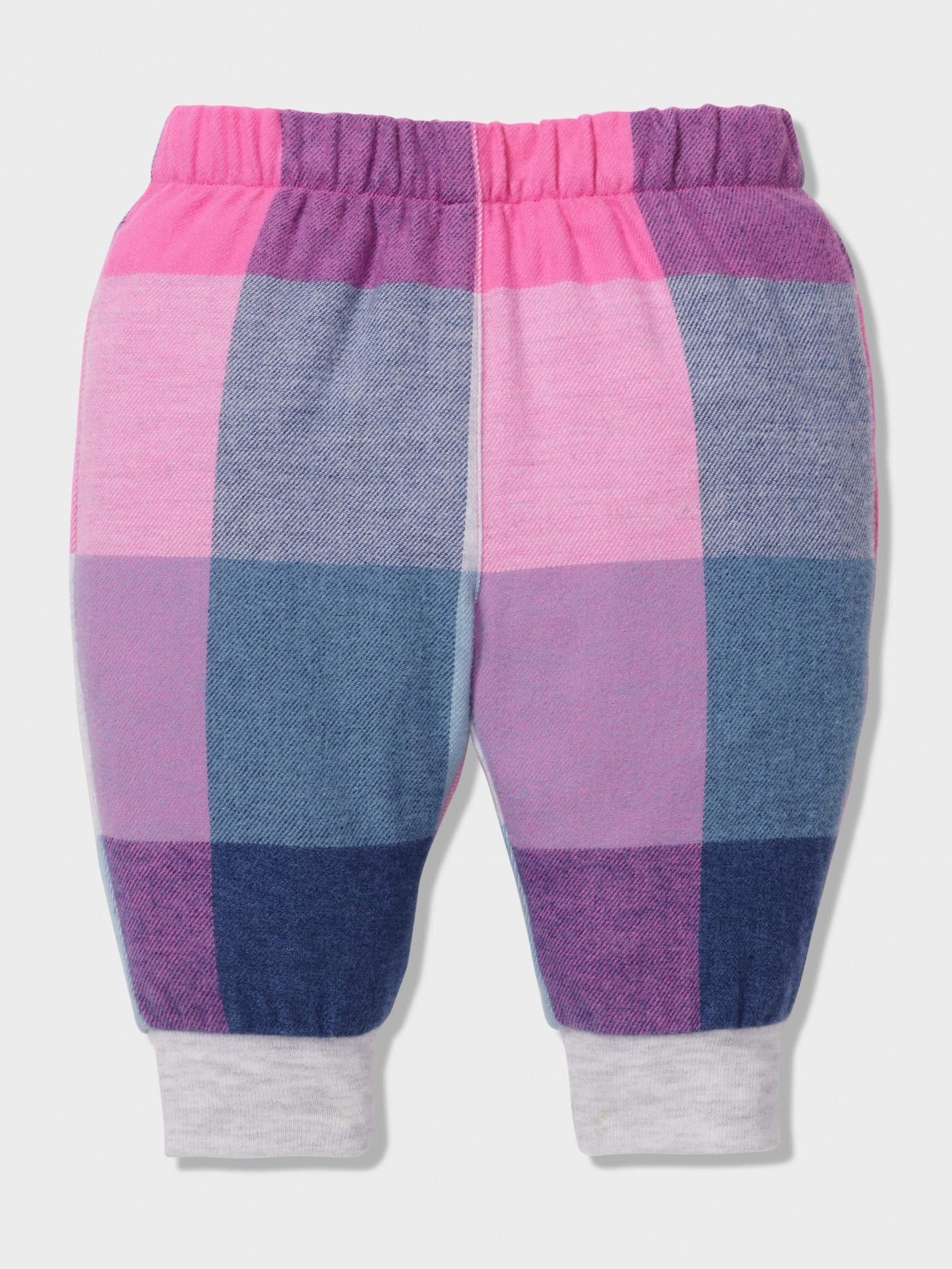 Baby Pink Buffalo Check Long Pj Set multi image 1