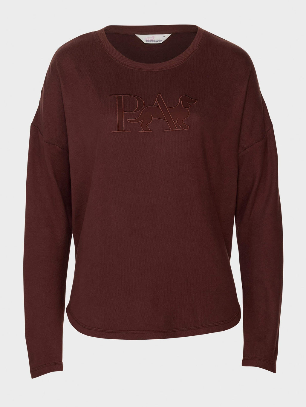Chocolate Plush Logo Sweater chocolate image 3