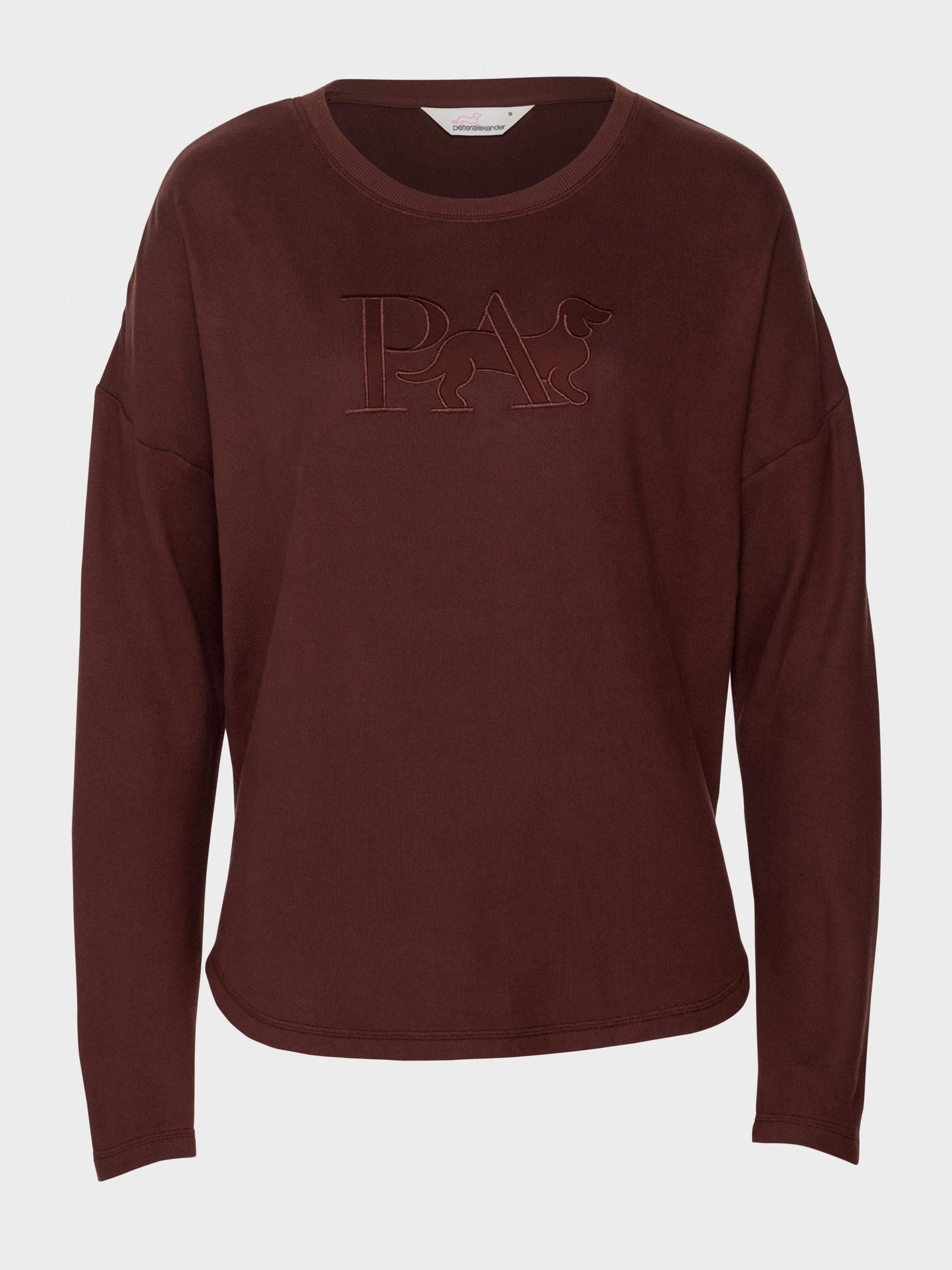 Chocolate Plush Logo Sweater chocolate image 3