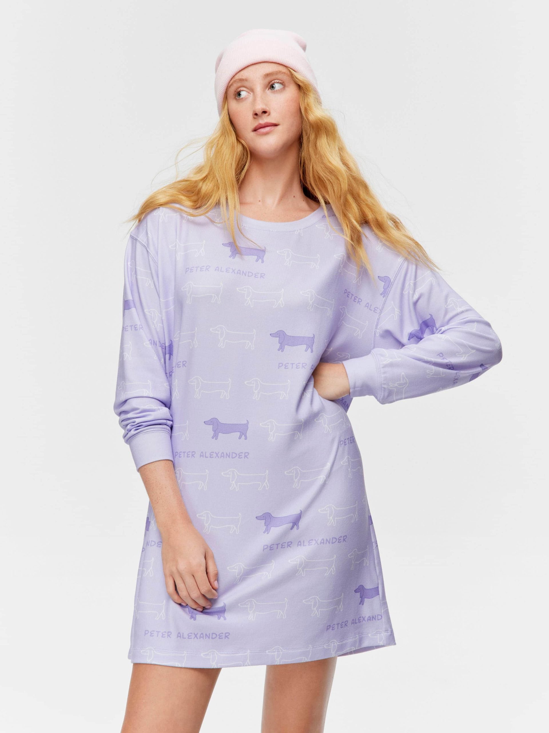 Plush Penny Walk Long Sleeve Nightie multi image 1