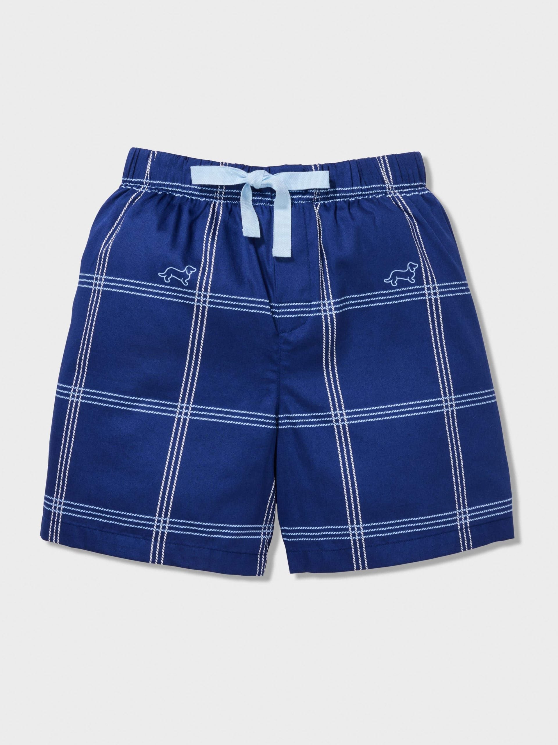Boys Windowpane Check Short Pj Set multi image 1