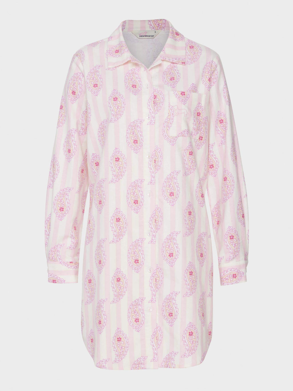 Paisley Flannelette Nightshirt multi image 3