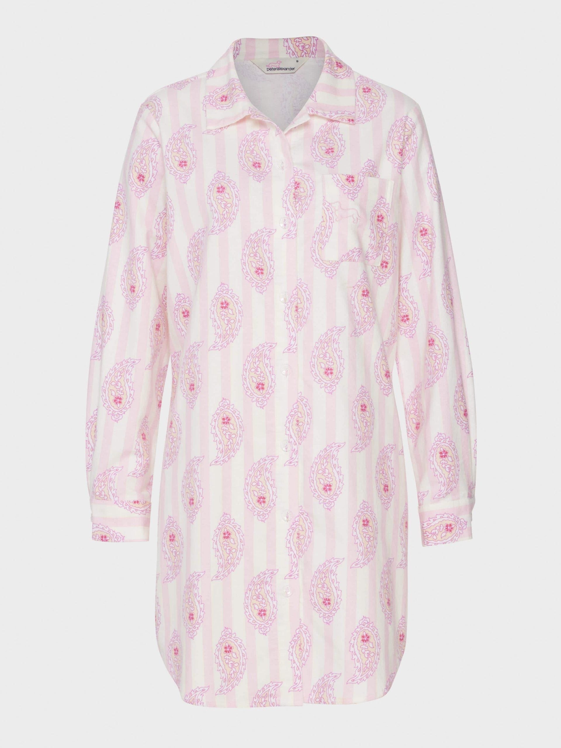 Paisley Flannelette Nightshirt multi image 3