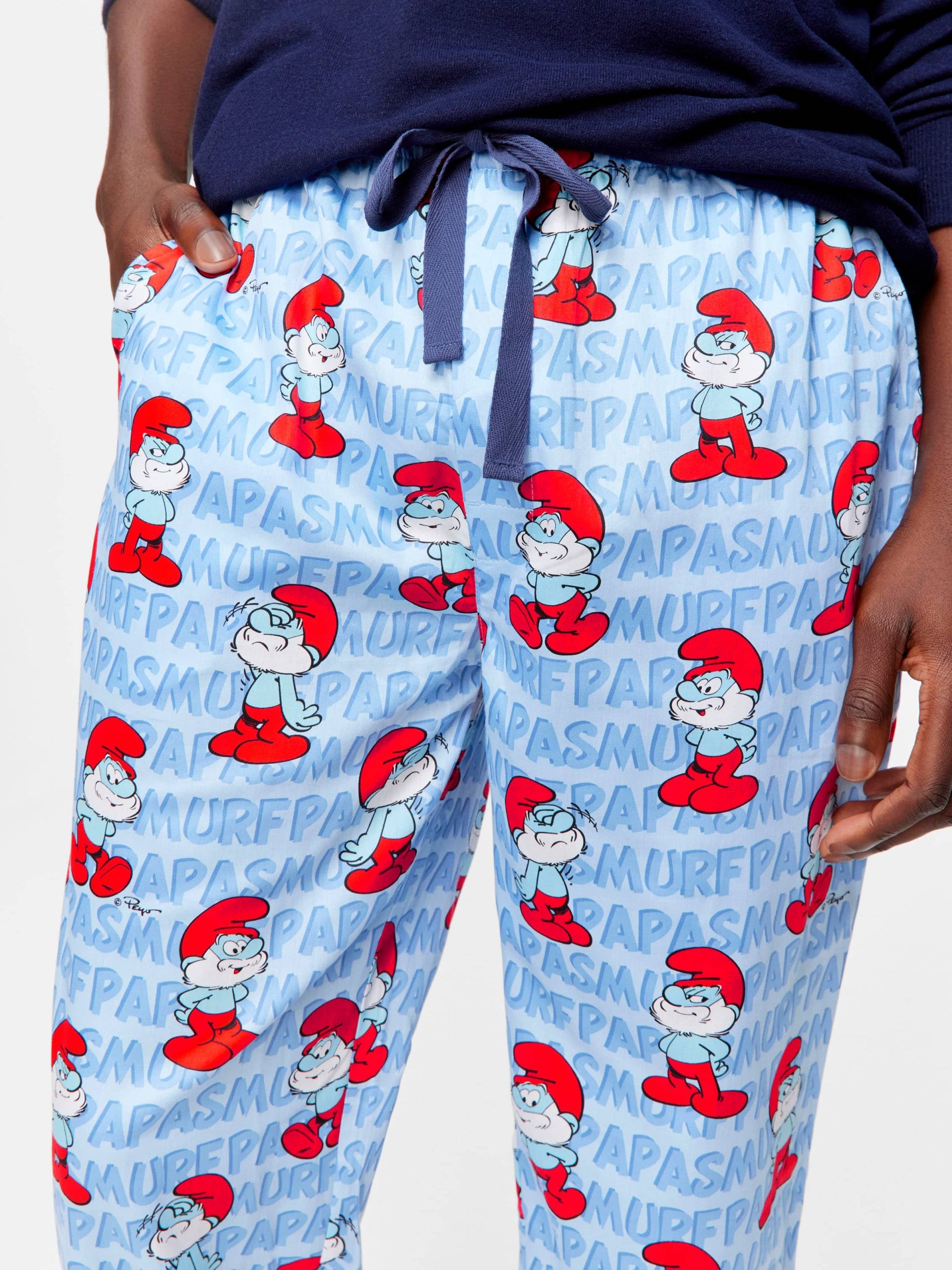 Papa Smurf Classic Pj Pant multi image 1