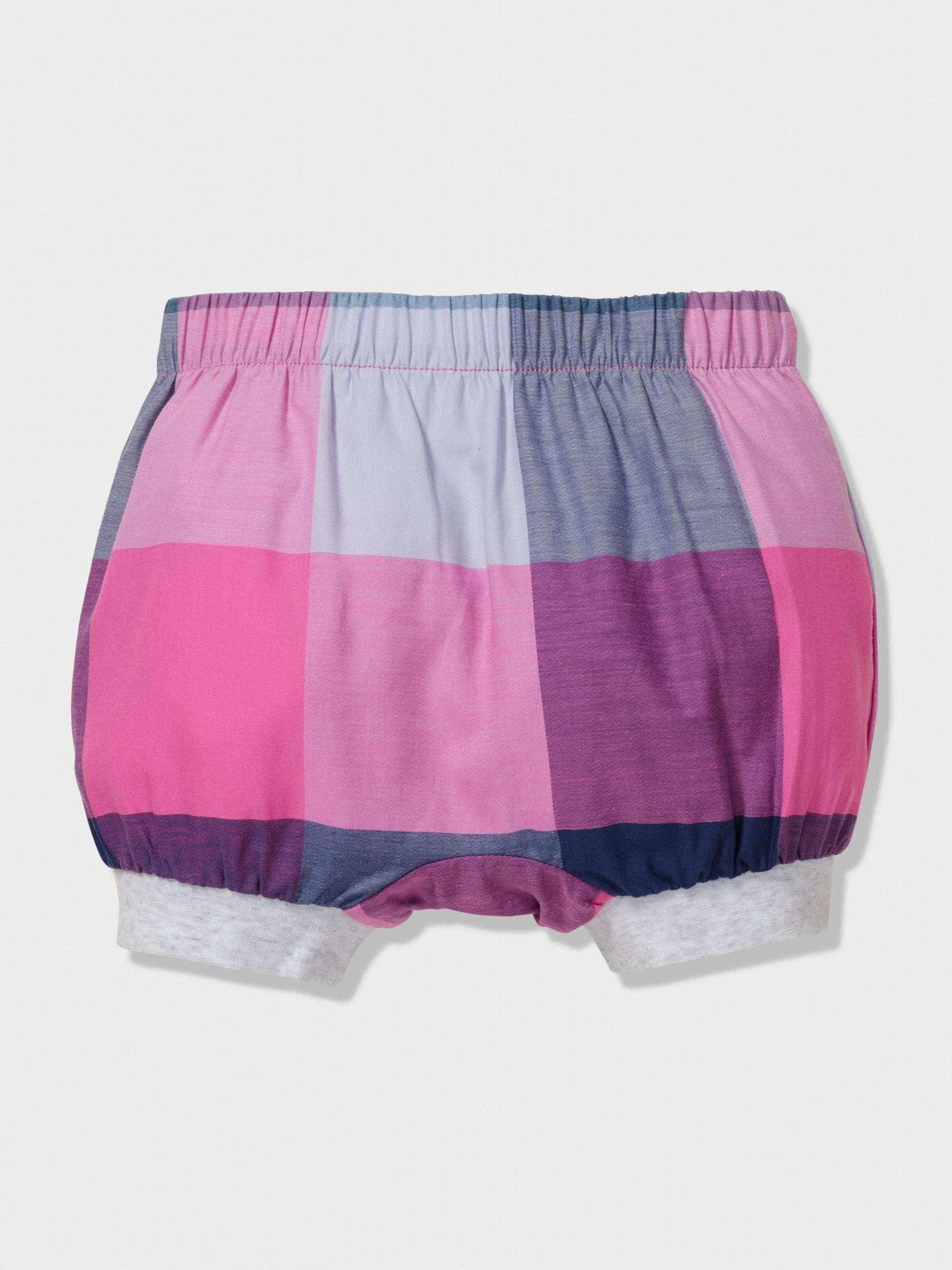 Baby Pink Buffalo Check Shortie Pj Set multi image 3