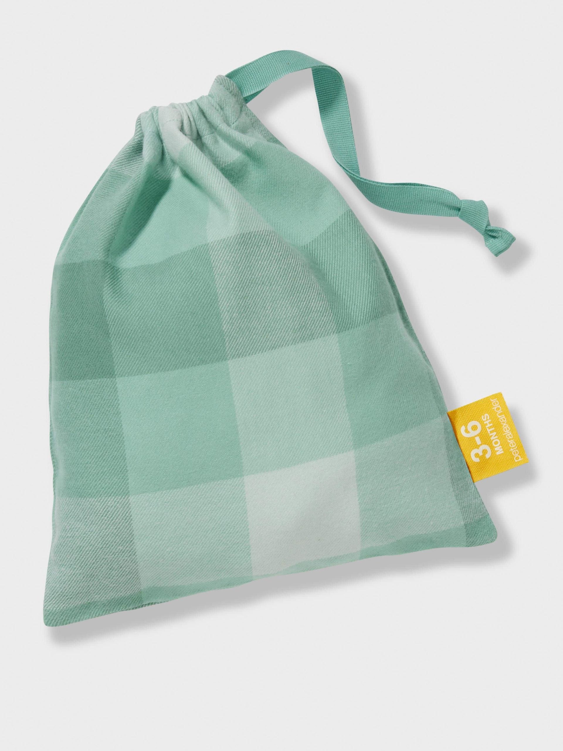 Baby Boy Green Check Pj Set green image 5