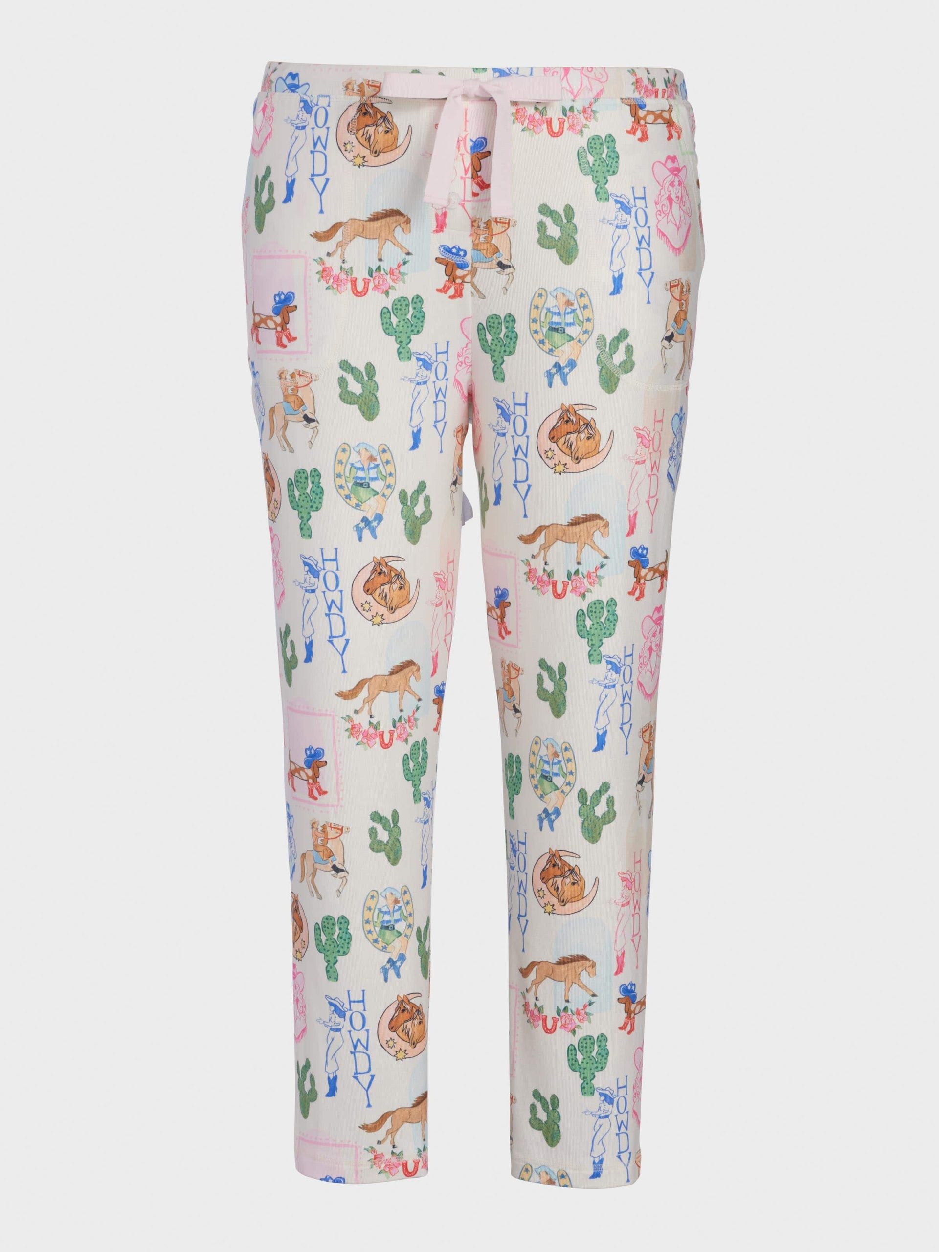 P.A. Plus Western Plush Tapered Pj Pant Multi image 3