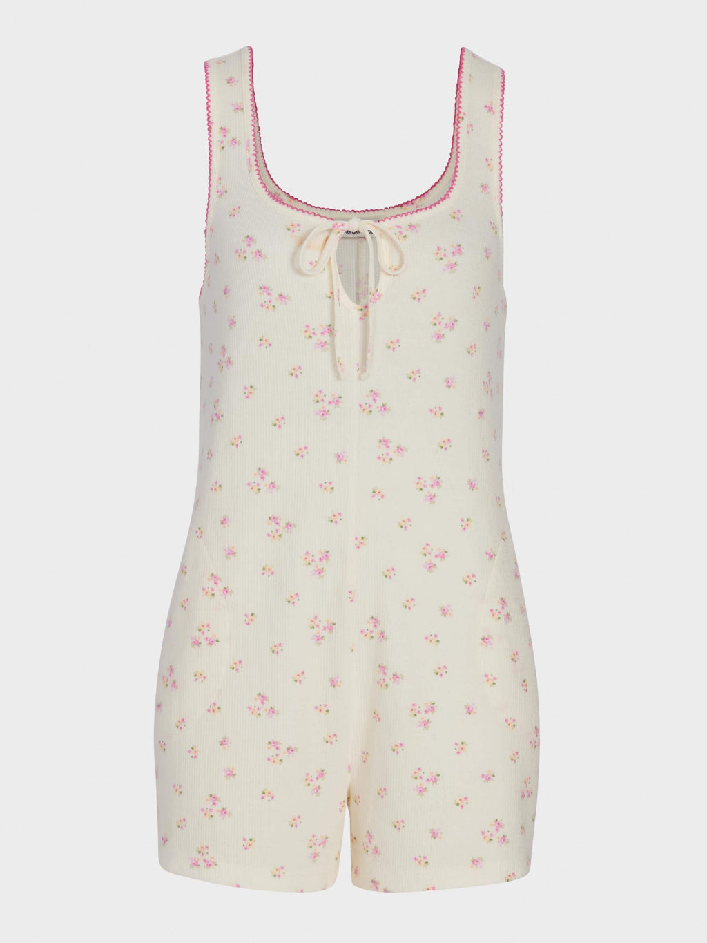 Brushed Waffle Playsuit Multi image 4