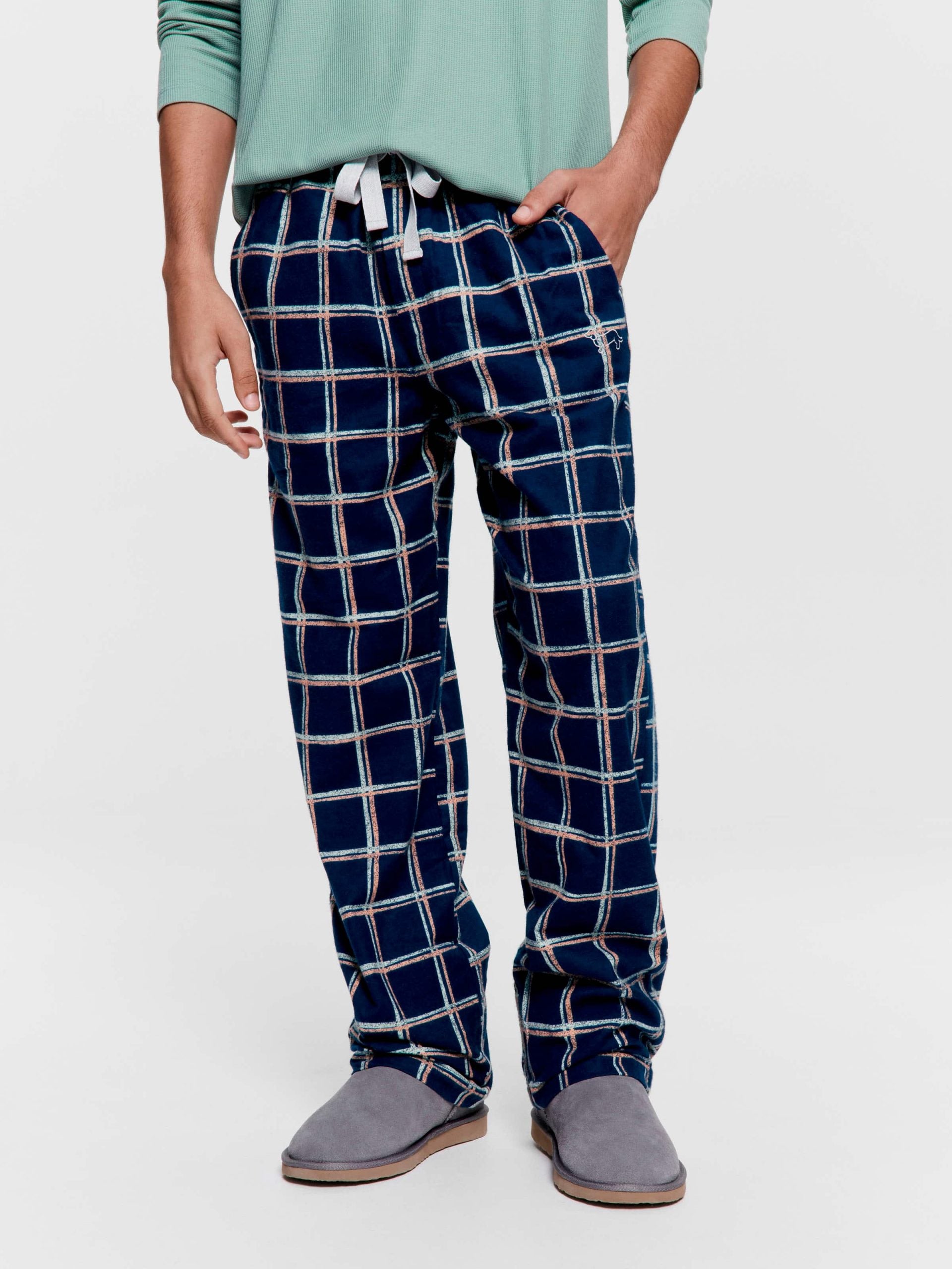 Windowpane Flannelette Classic Pj Pant multi image 2