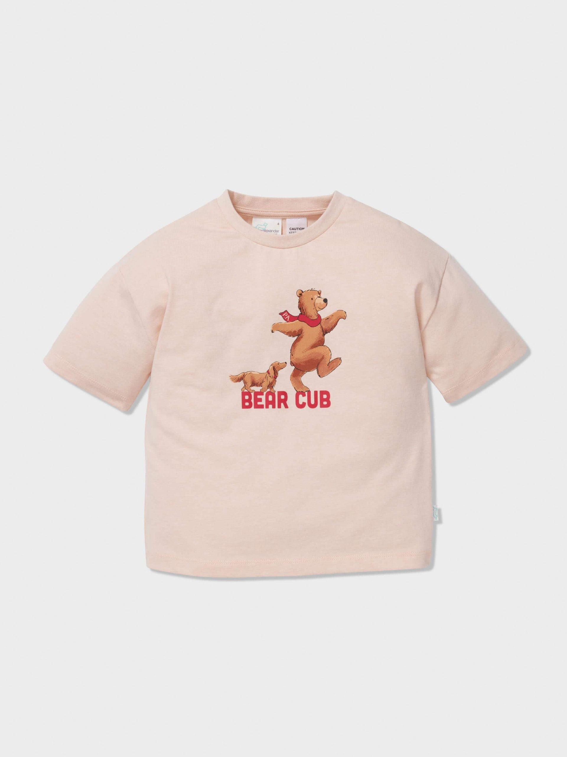 Jnr Kids Bear Cub Short Pj Set multi image 2
