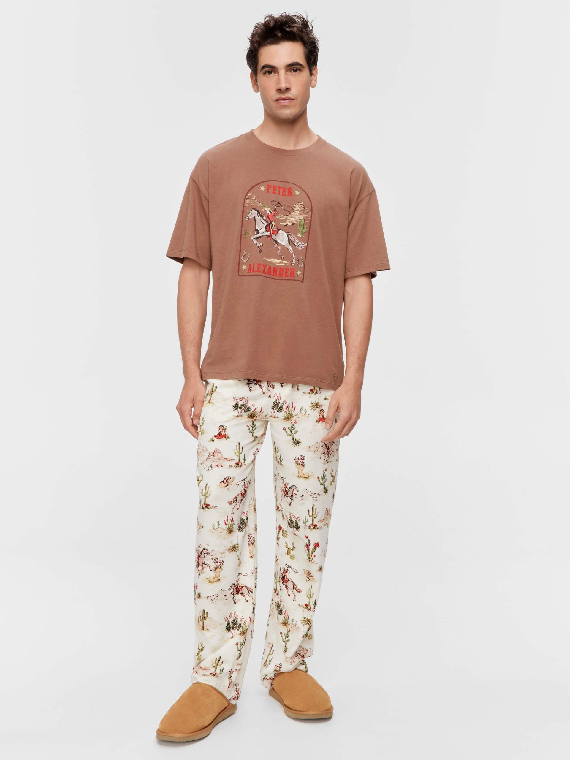 Cowboy Tee Brown image 1