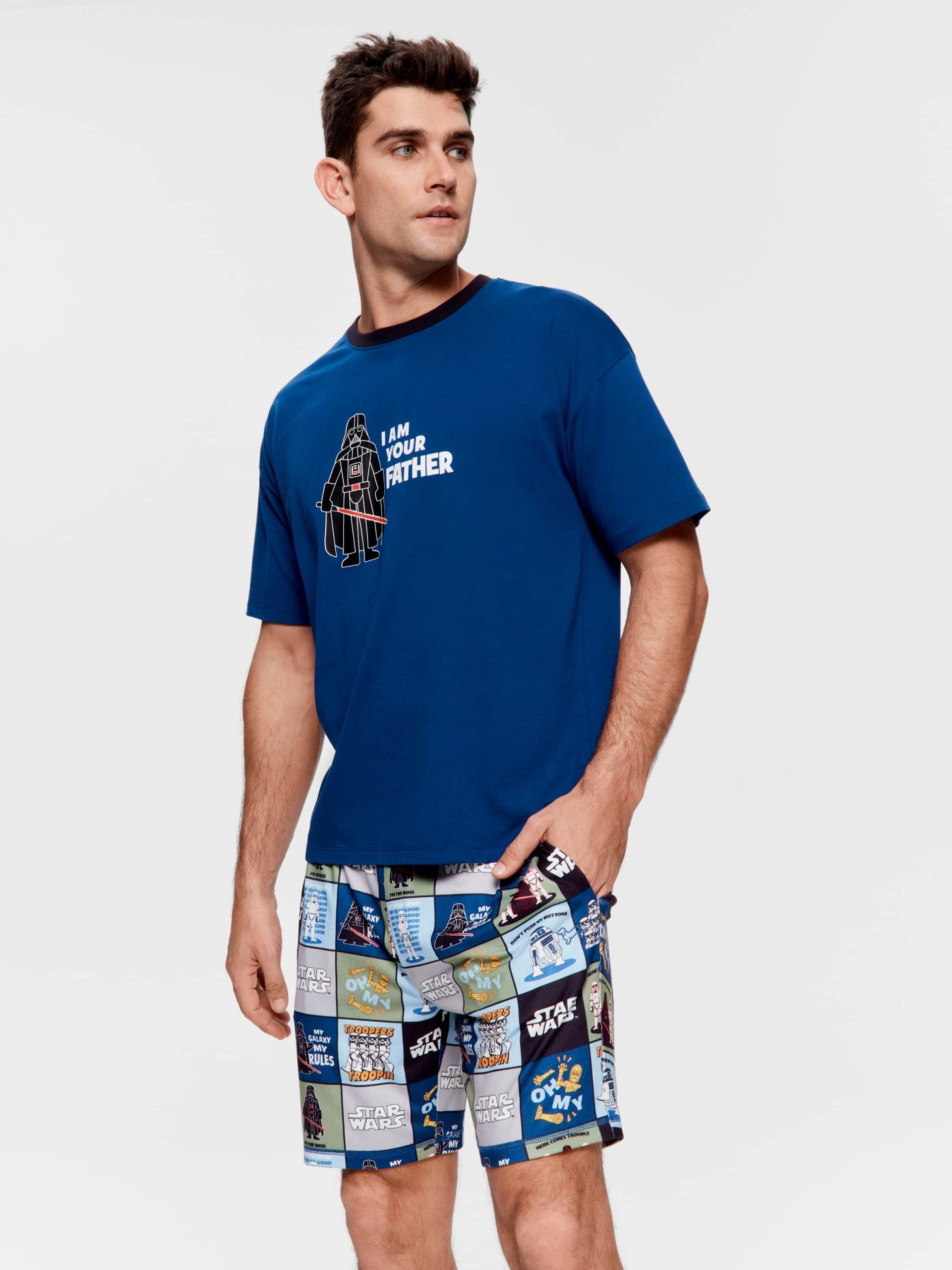 I Am Your Father Tee Navy image 2