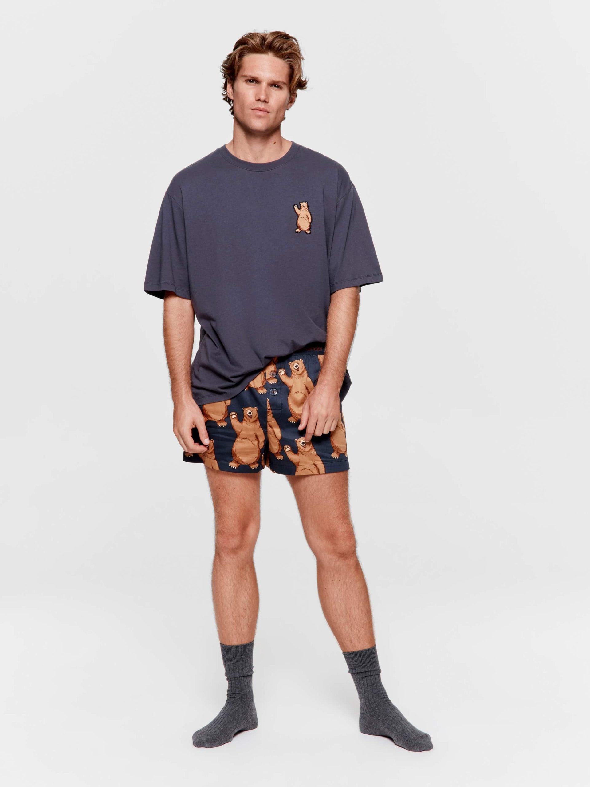 Waving Bear Boxer Short multi image 1