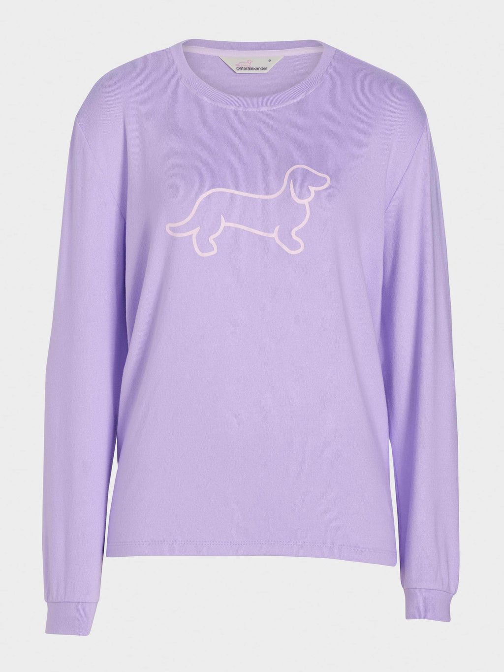 Lilac Logo Plush Sweater lilac image 3