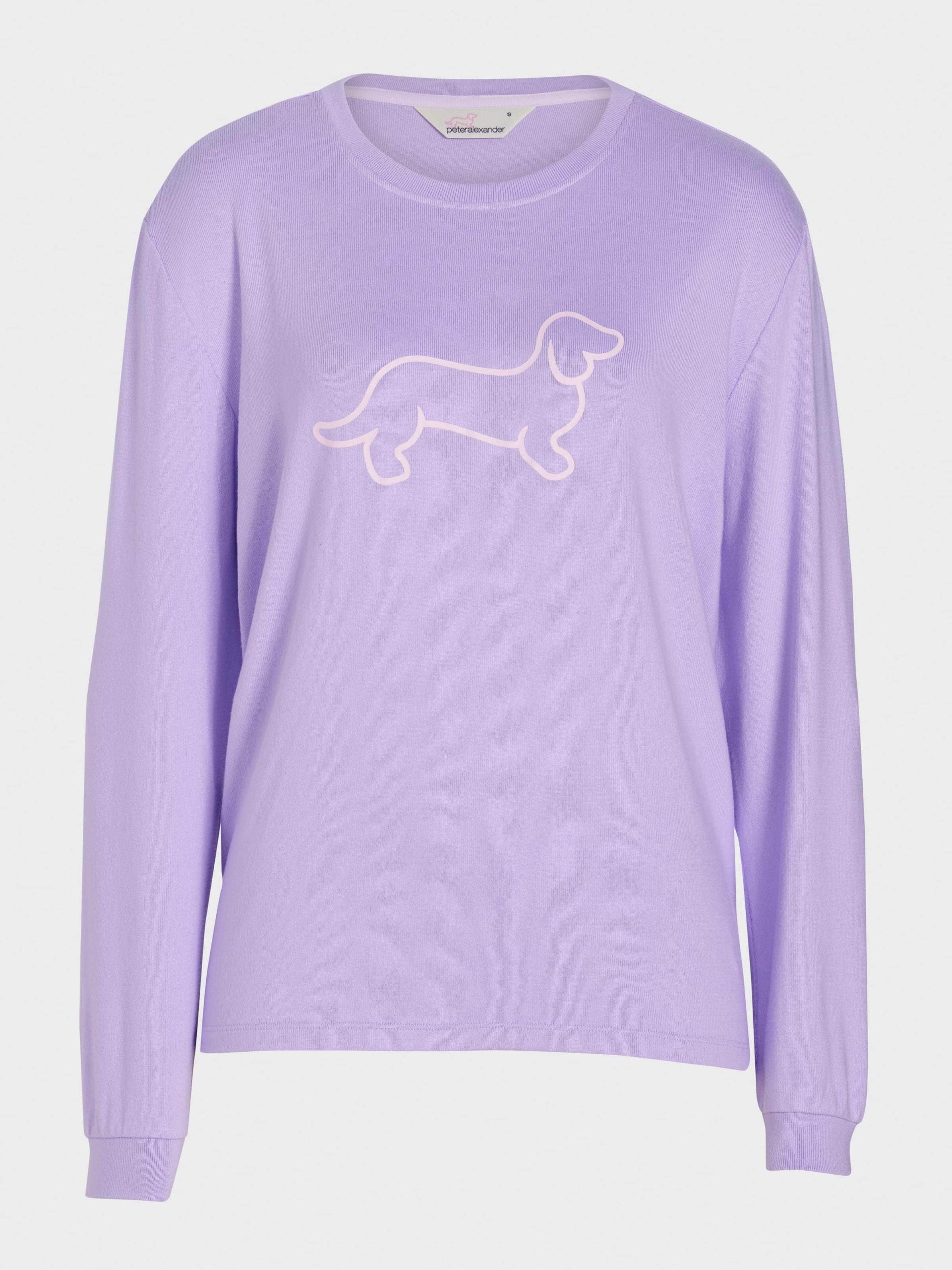 Lilac Logo Plush Sweater lilac image 3