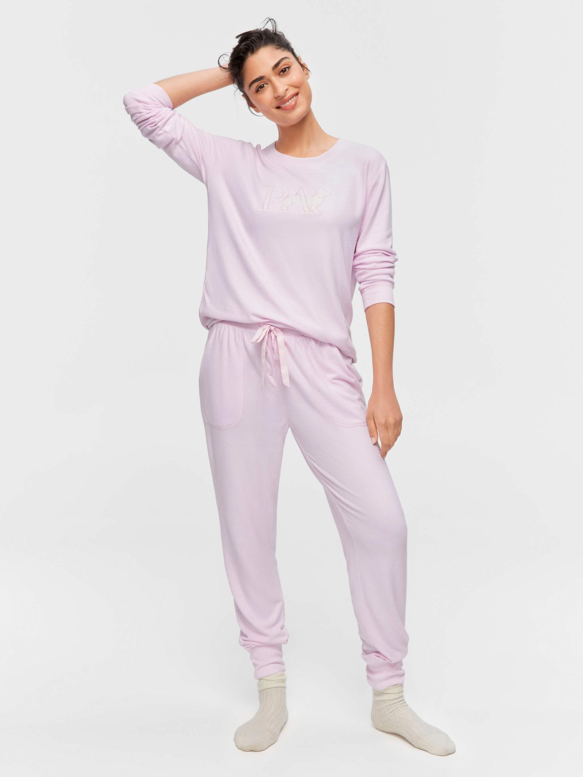 Pink Plush Easy Pj Pant pink image 1