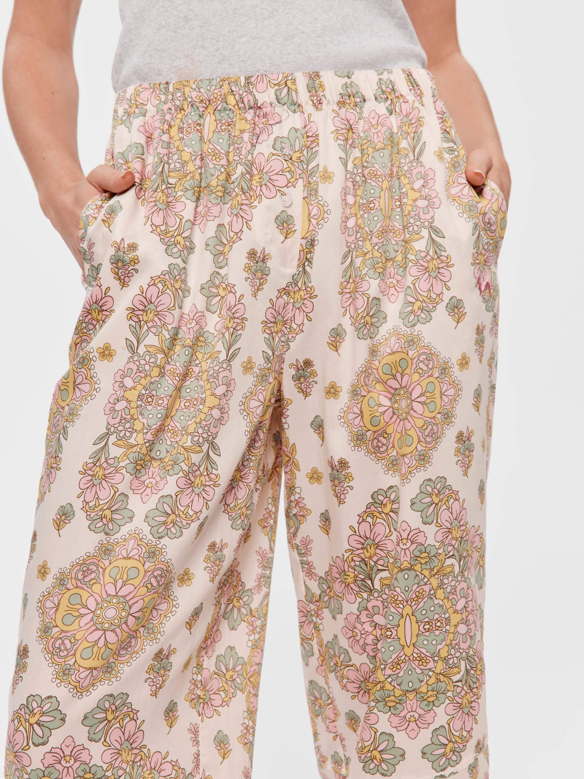 Gypsy Floral Long Pj Pant multi image 1
