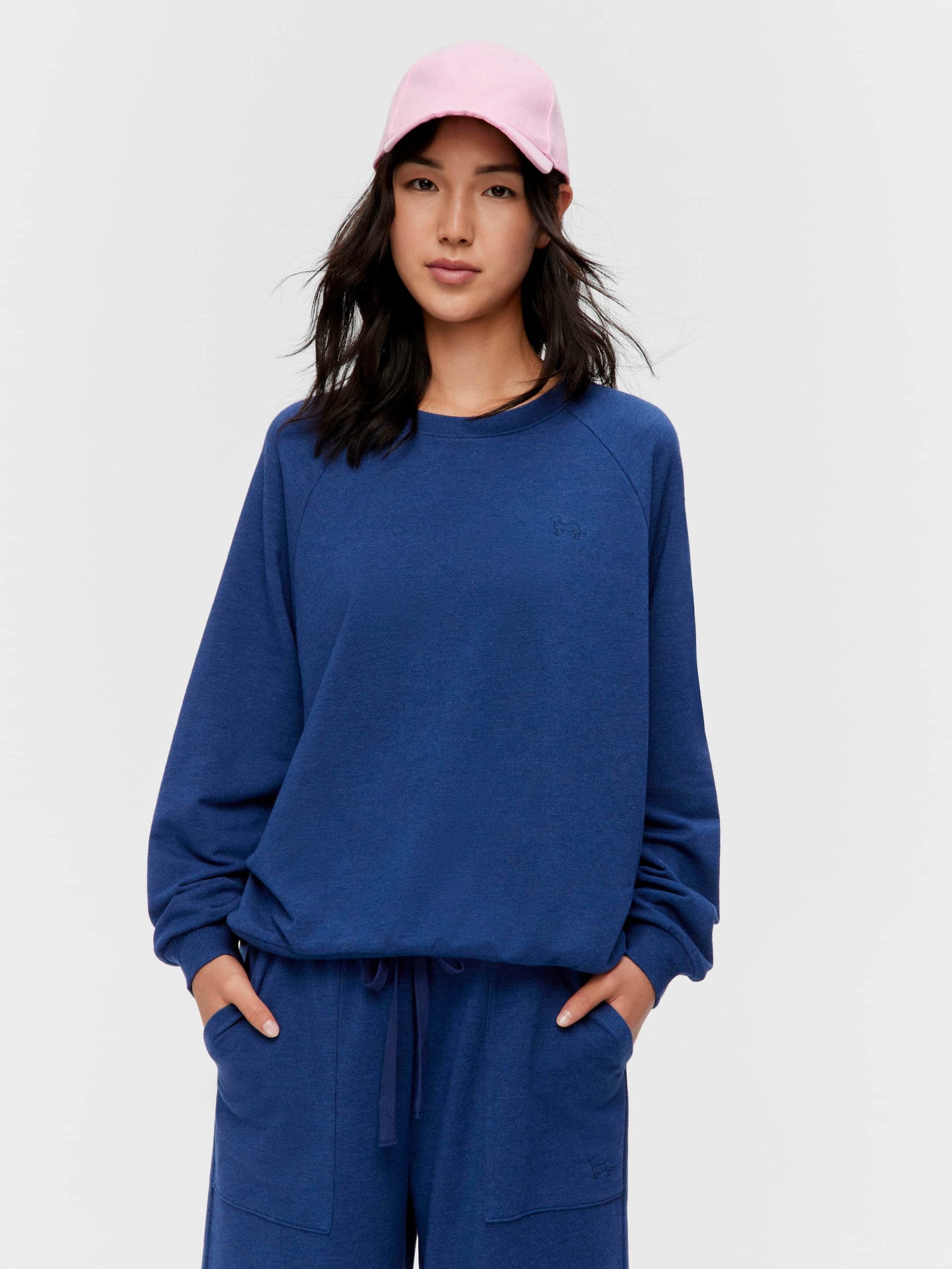 Navy Track Sweater navy image 2