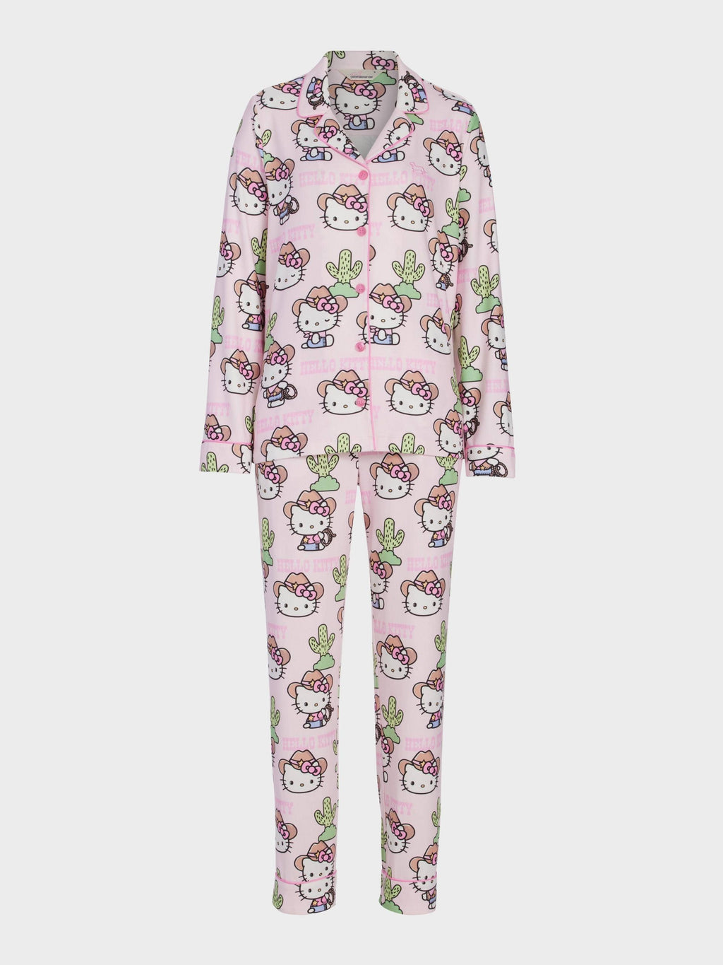 Howdy Hello Kitty Plush Classic Pj Set Multi image 4