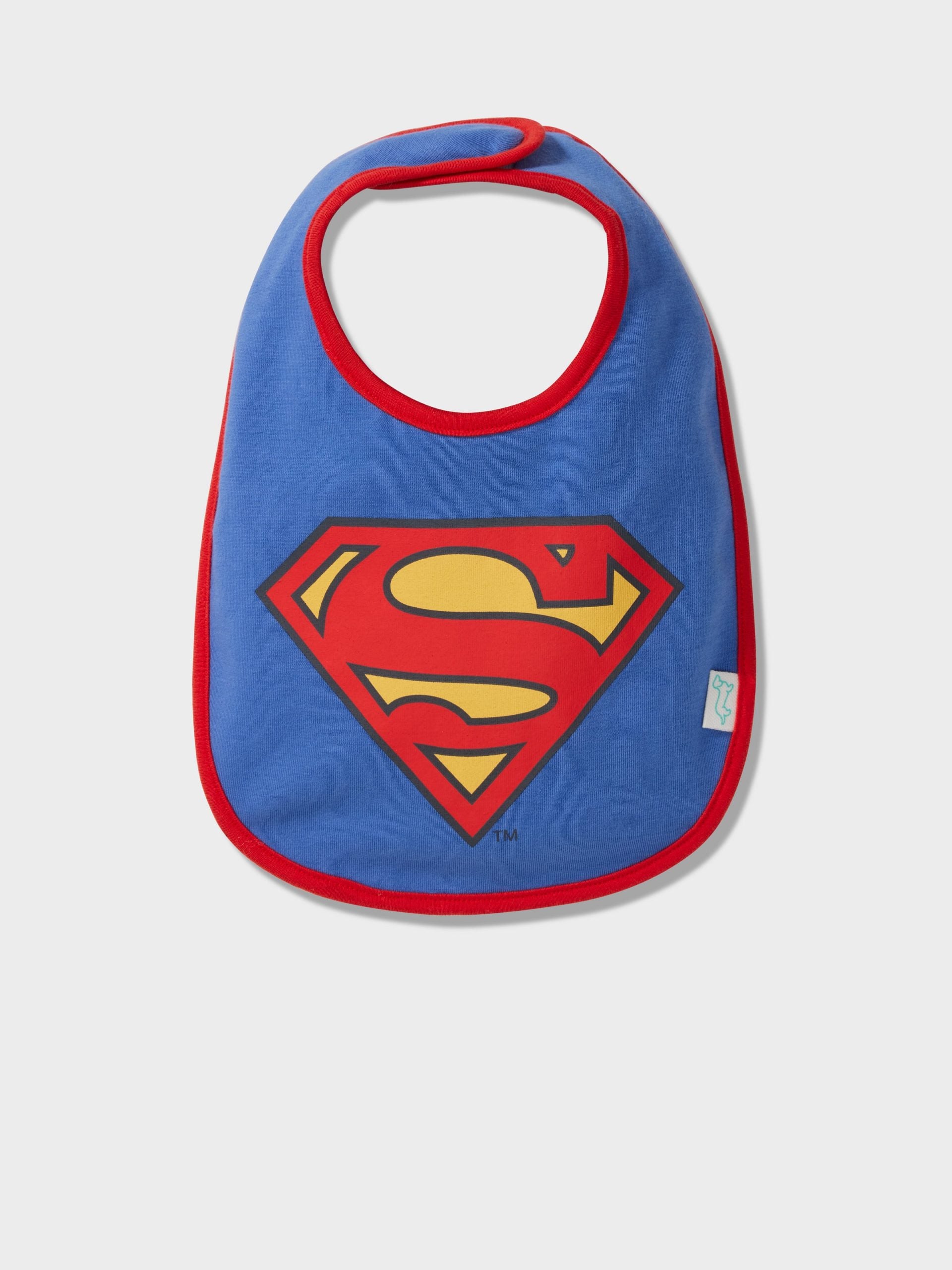 Baby Superman Bib Multi image 0