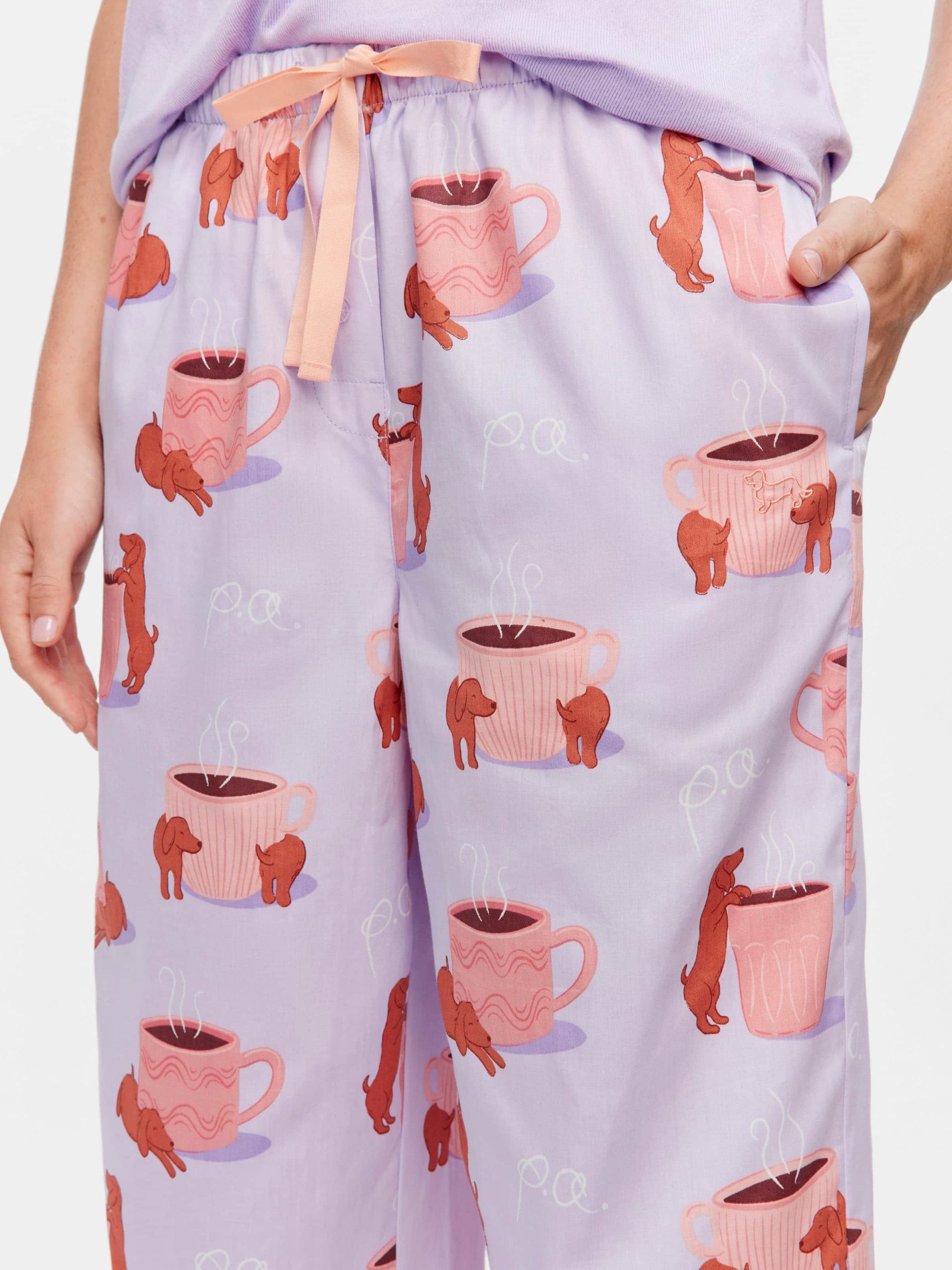 Daxie Loves Coffee Classic Pj Pant Multi image 1