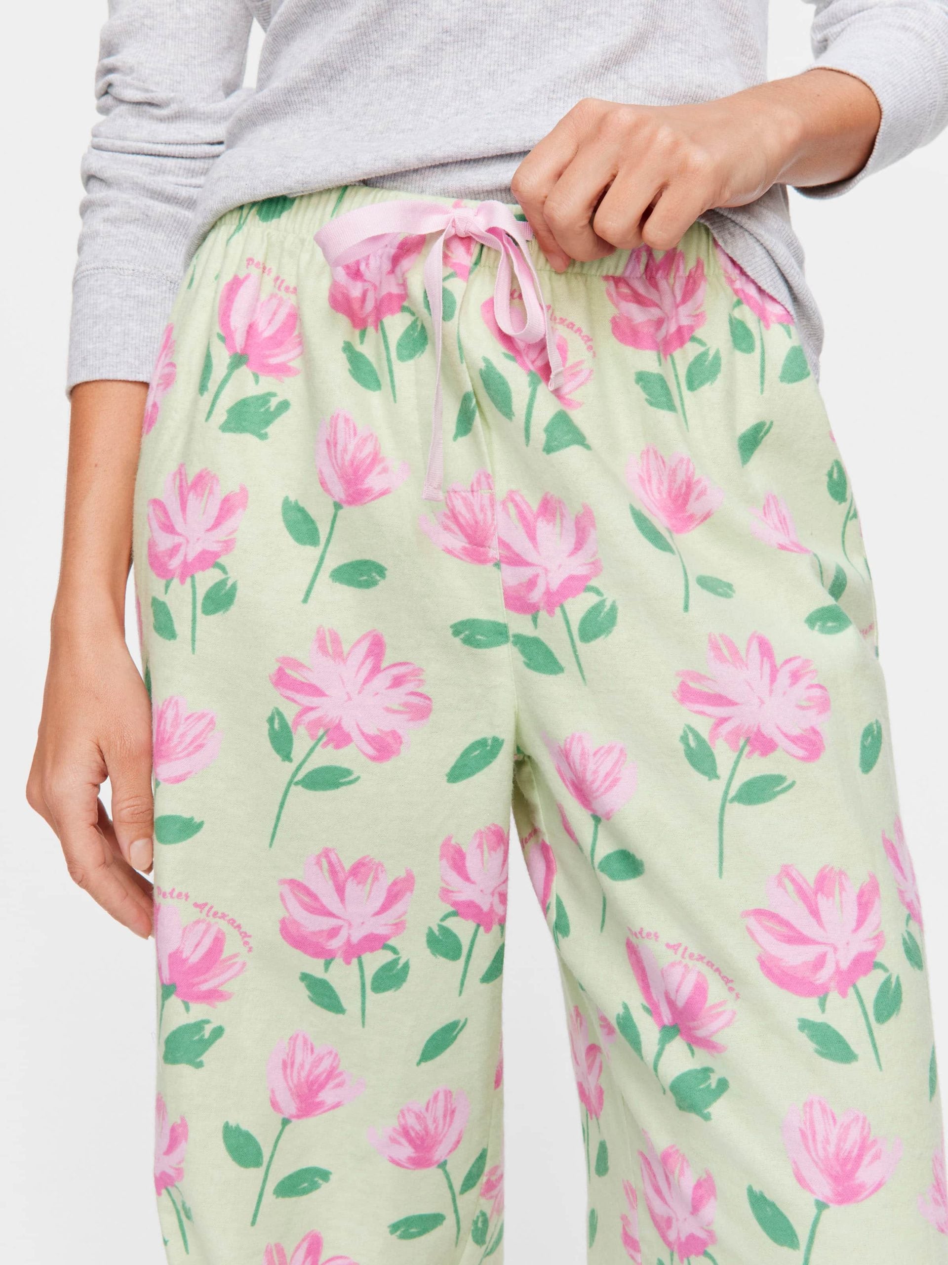 Floral Classic Flannelette Pj Pant multi image 2