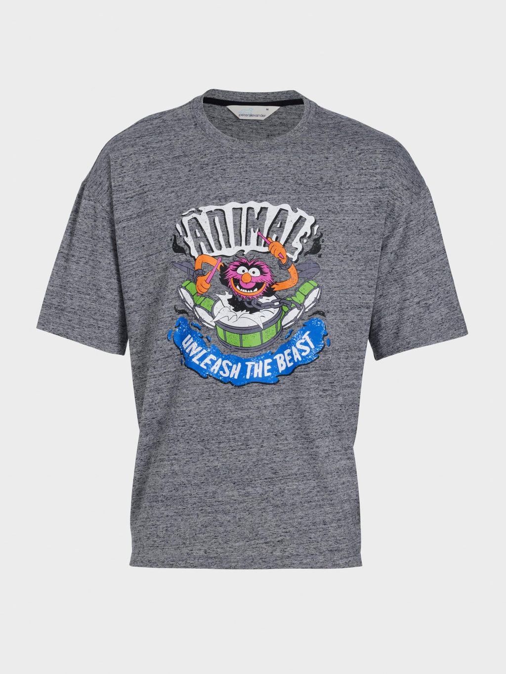 The Muppets Animal Unleash The Beast Tee charcoal image 3