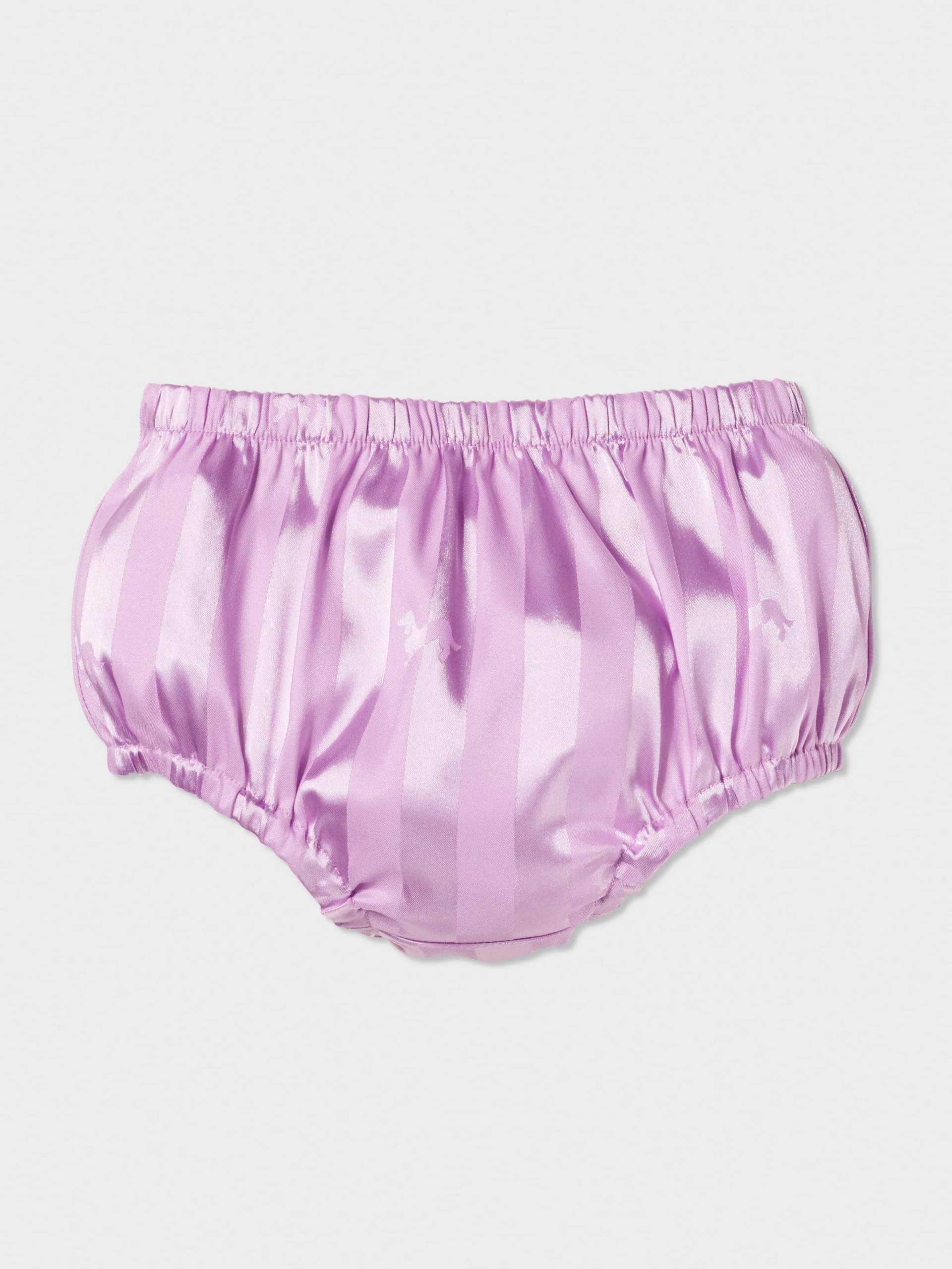 Baby Stripe Lilac Chic Satin Pj Set lilac image 1